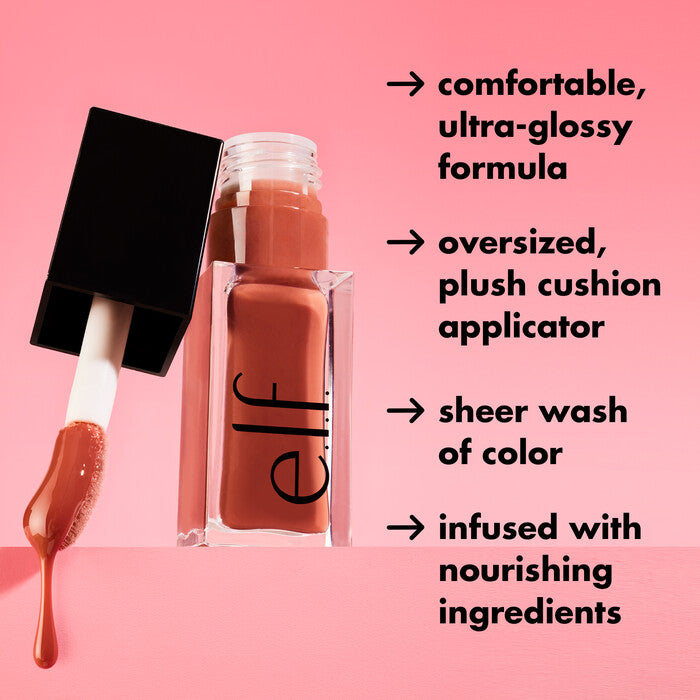 E.L.F. | Glow Reviver Lip Oil | Honey Talks