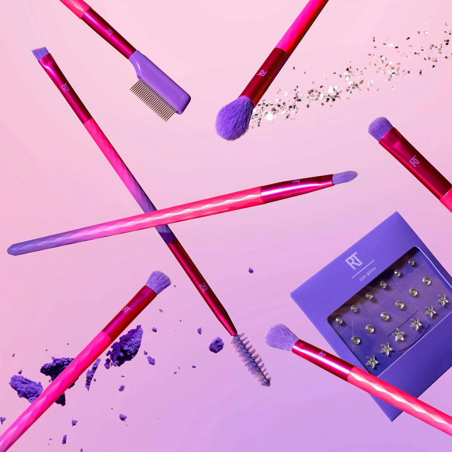 Real Techniques | Galactic Glo Bright Eye Brush Set