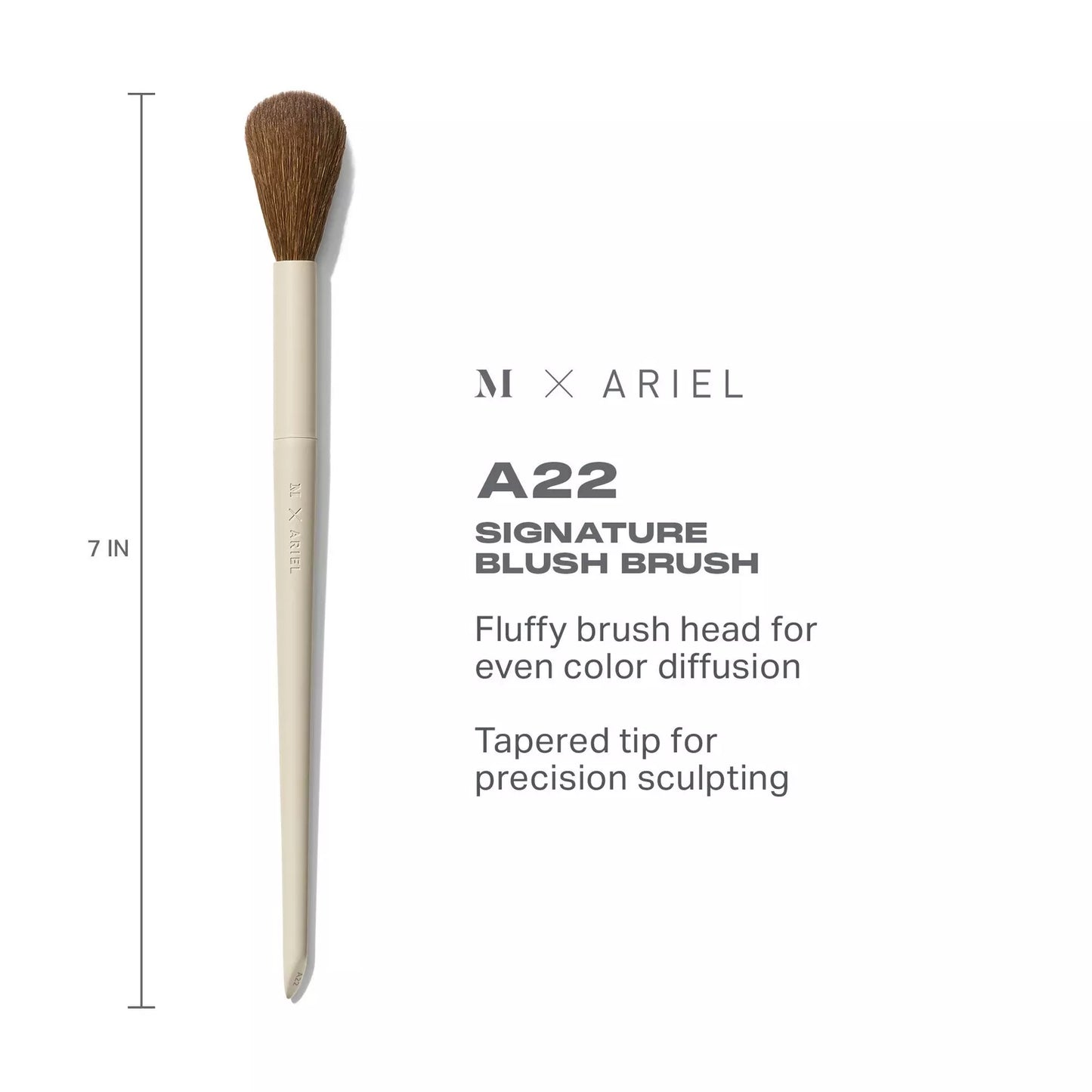 Pre orden: Morphe X Ariel A22 | Signature Blush Brush