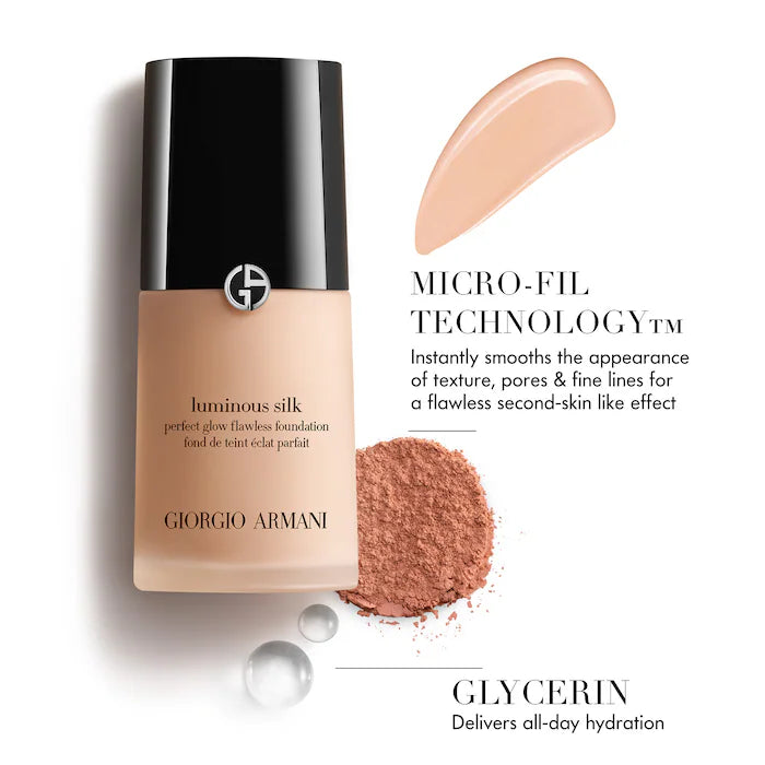 Pre Venta: Armani Beauty | Mini Luminous Silk Perfect Glow Flawless Oil-Free Foundation | 4.5