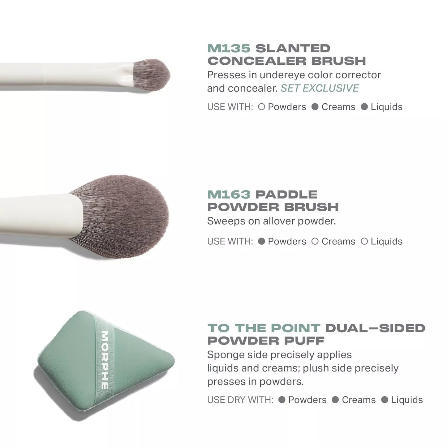 Pre orden: Morphe | Conceal & Set Tool Trio