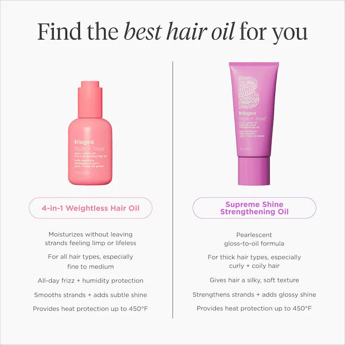 Pre-order: Briogeo | Style + Treat™ Supreme Shine Strengthening & Styling Oil for Thick Hair