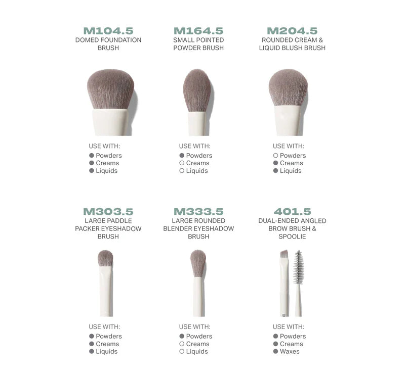 Pre-order: MORPHE | Along for the Glide 6-Piece Travel Brush Set