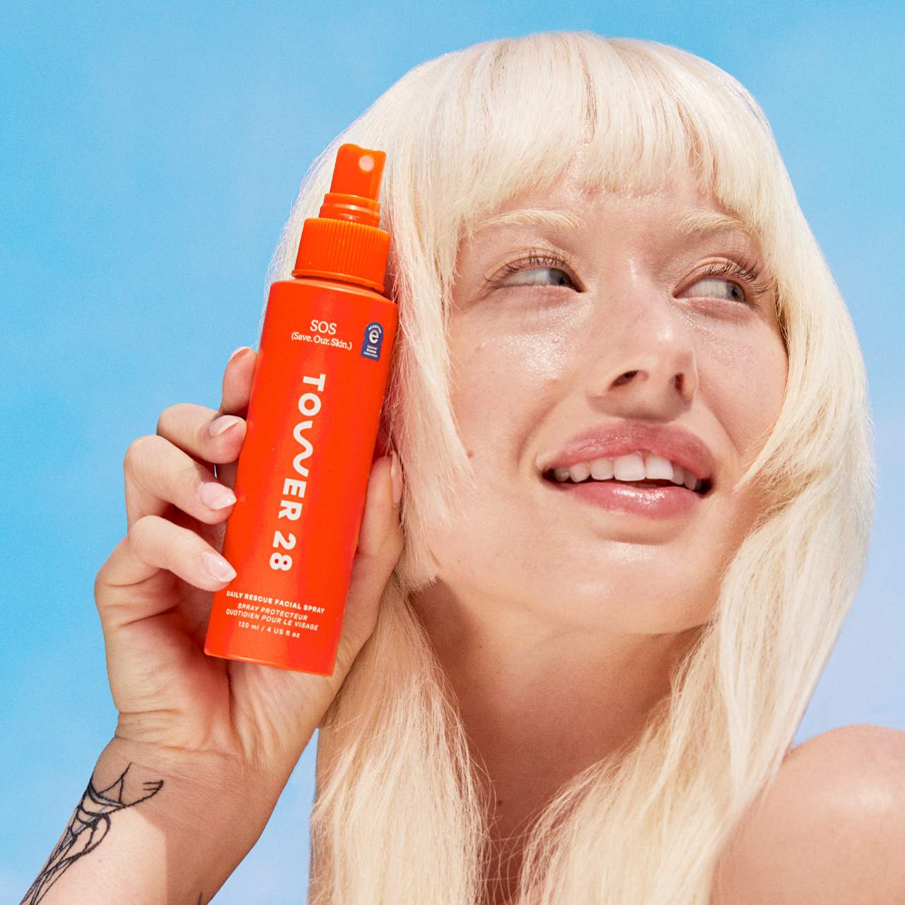 Pre orden: Tower 28 Beauty | SOS Daily Rescue Facial Spray with Hypochlorous Acid