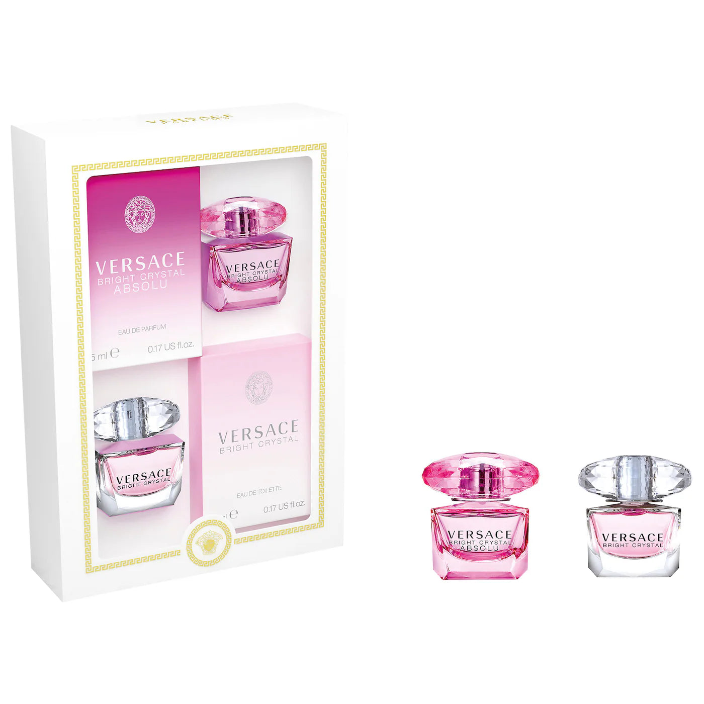 Pre orden: Versace | Mini Bright Crystal and Bright Crystal Absolu Set