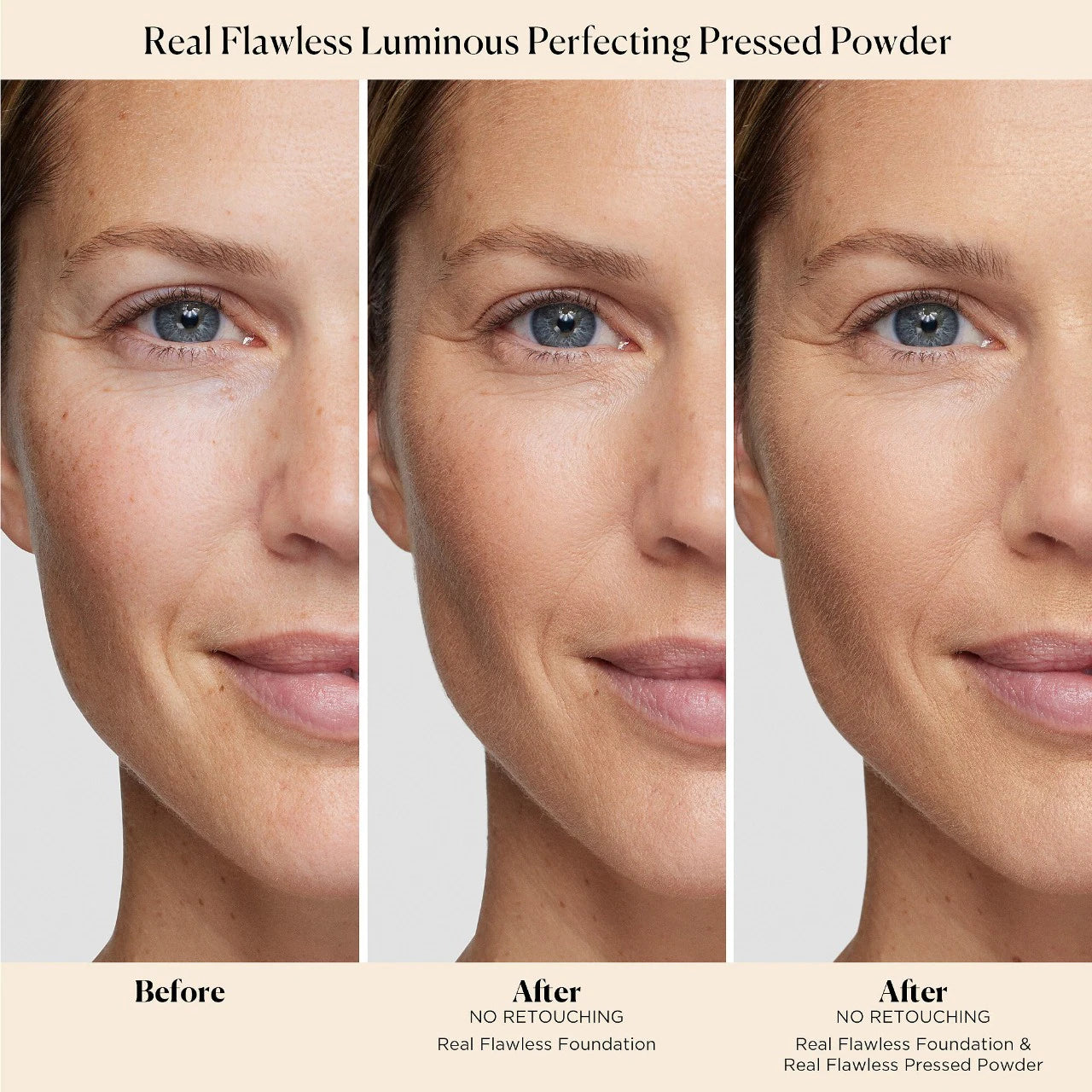 Pre-orden: Laura Mercier | Real Flawless Luminous Perfecting Talc-Free Pressed Powder