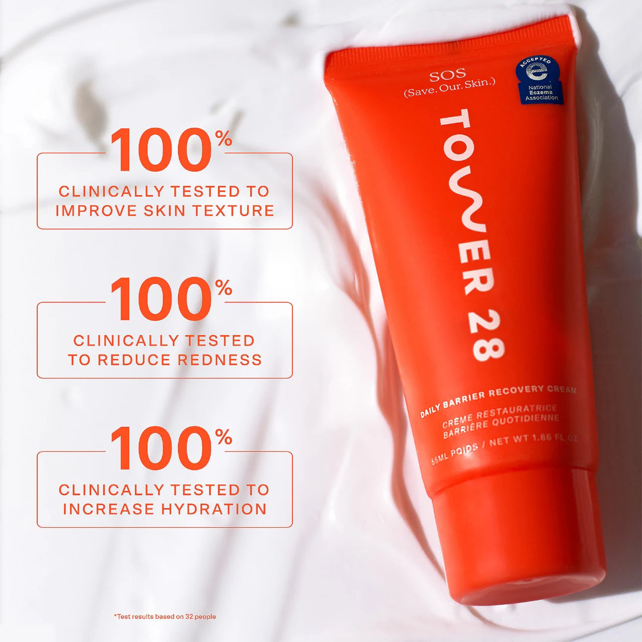 Pre-order: Tower 28 Beauty | SOS Daily Skin Barrier Redness Recovery Moisturizer