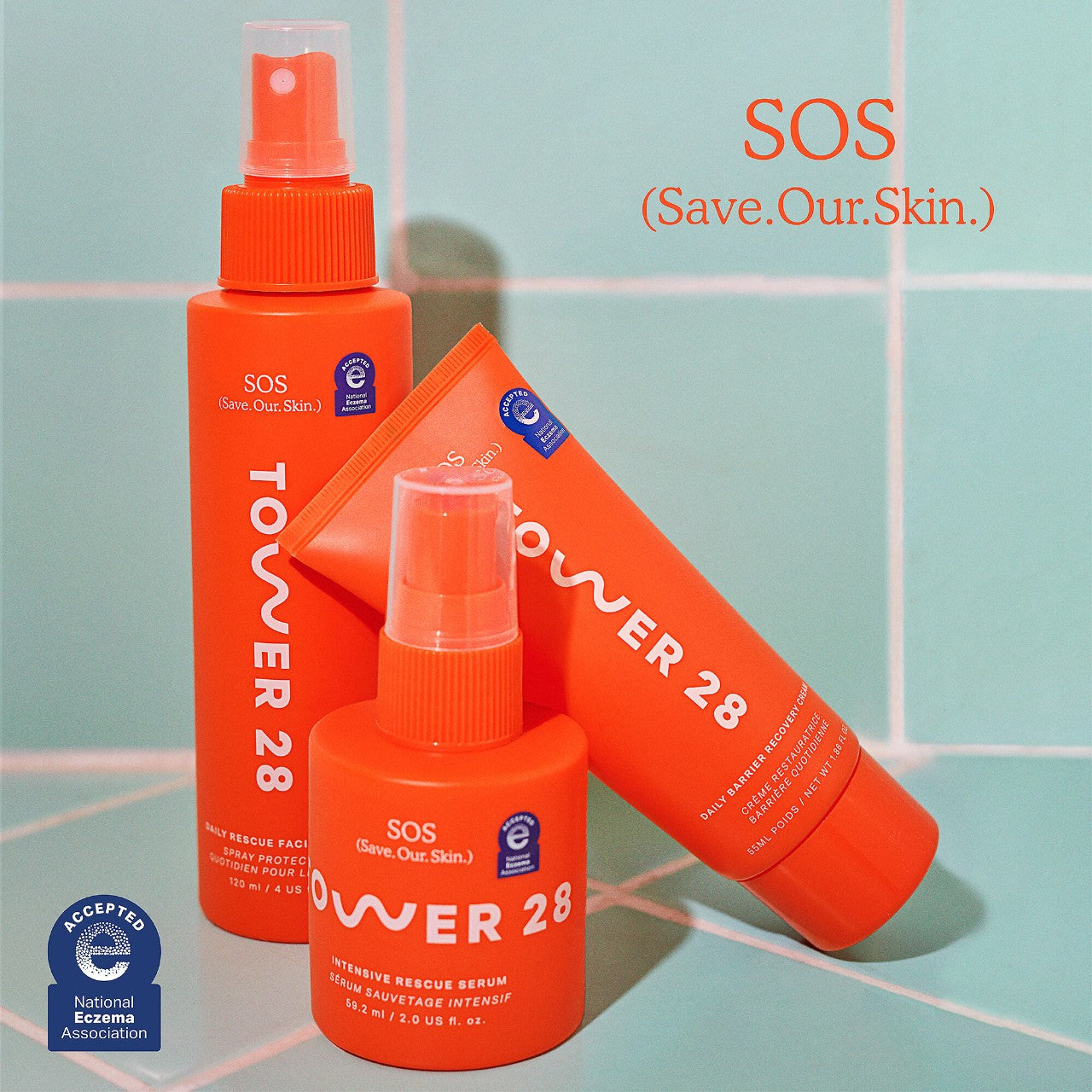 Pre-order: Tower 28 Beauty | SOS Daily Skin Barrier Redness Recovery Moisturizer