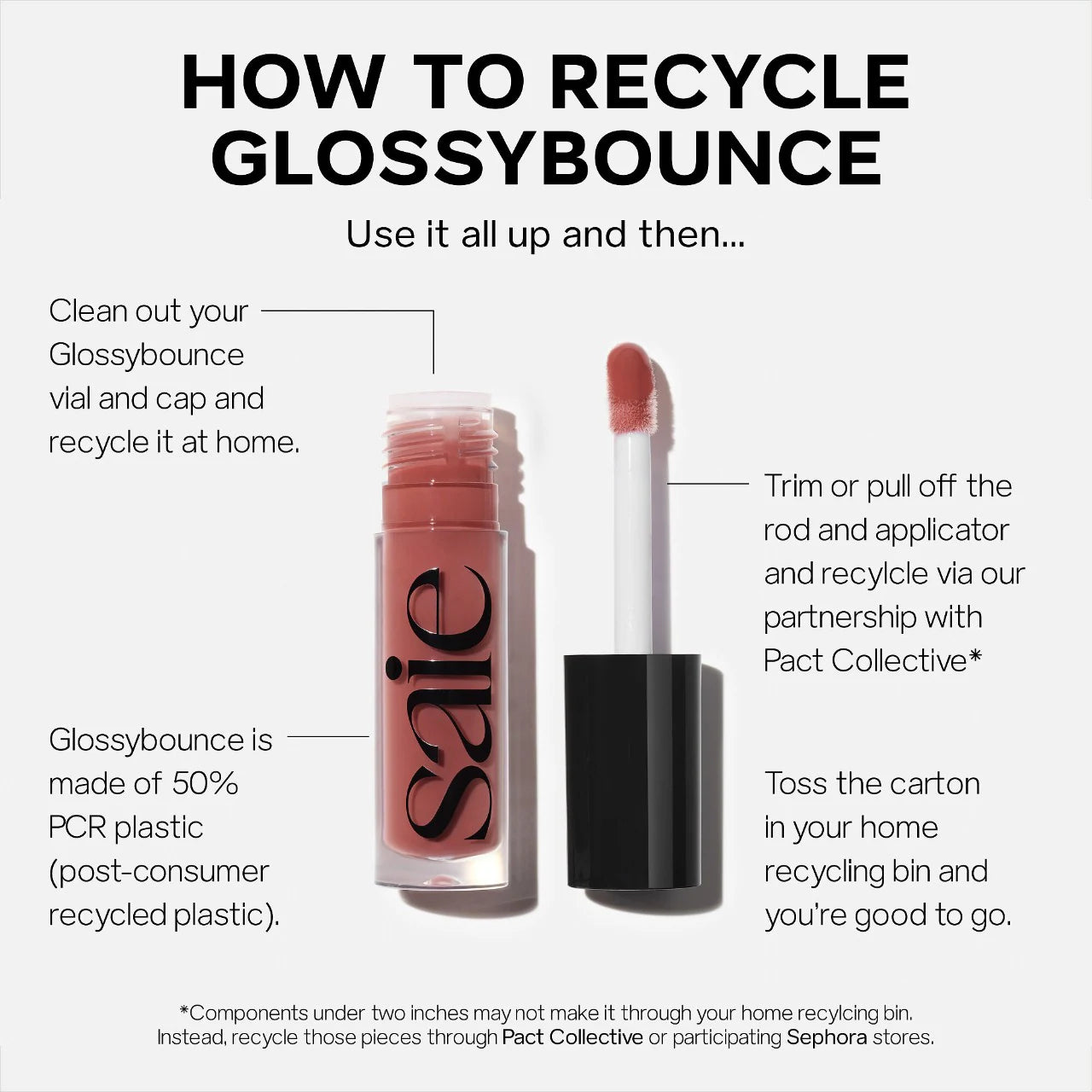 Saie | Glossybounce™ High-Shine Hydrating Lip Gloss Oil