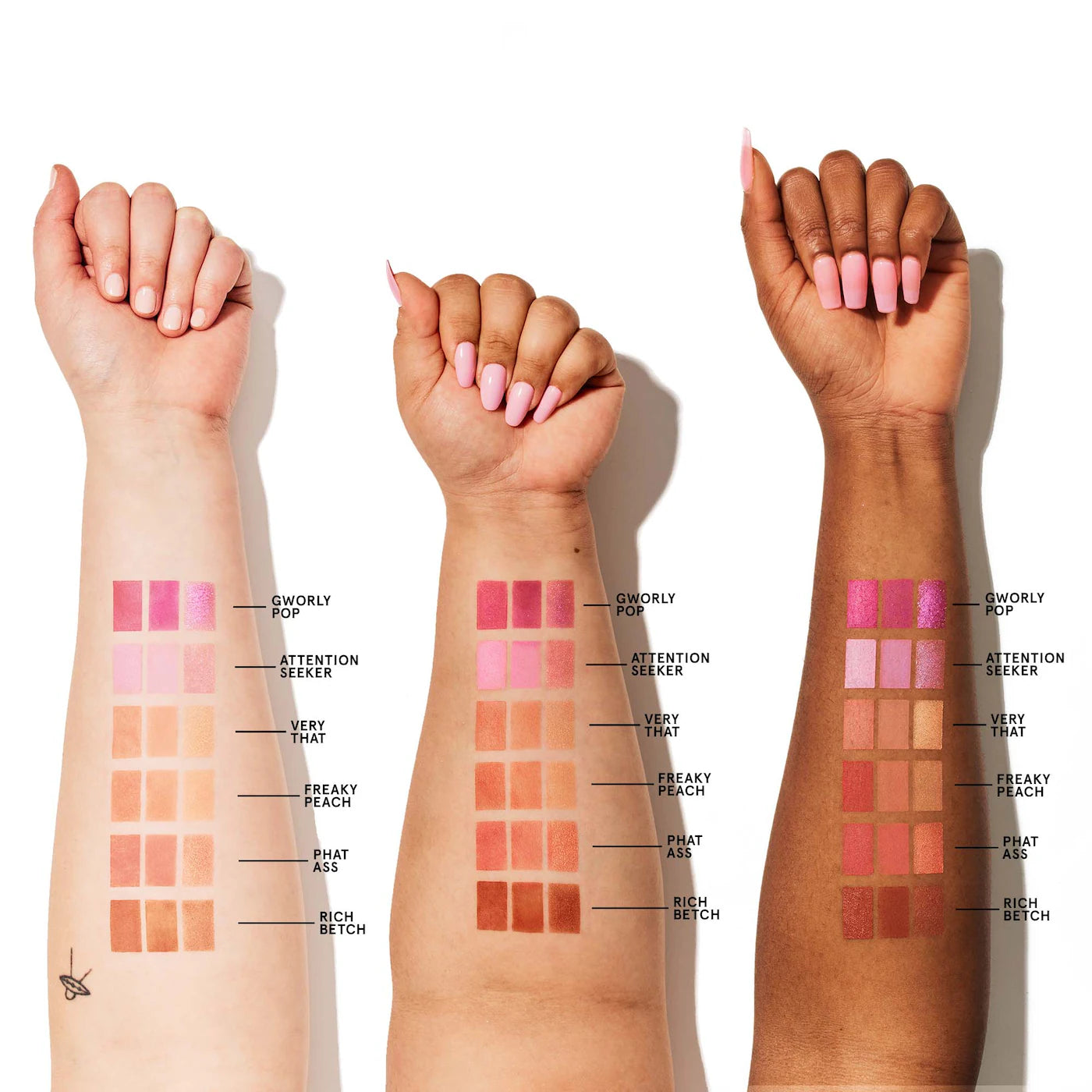 Pre orden: ONE/SIZE by Patrick Starrr | Cheek Clapper 3D Blush Trio Palette