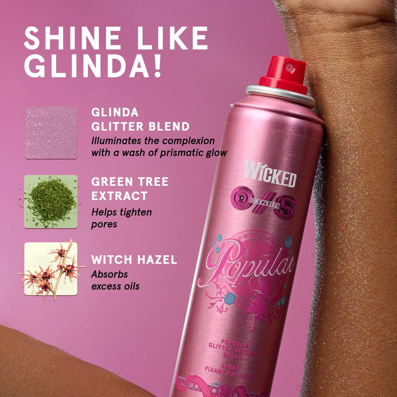 ONE/SIZE by Patrick Starrr | O/S X WICKED - Popular Glitter On 'Til Dawn Setting Spray | 143 mL