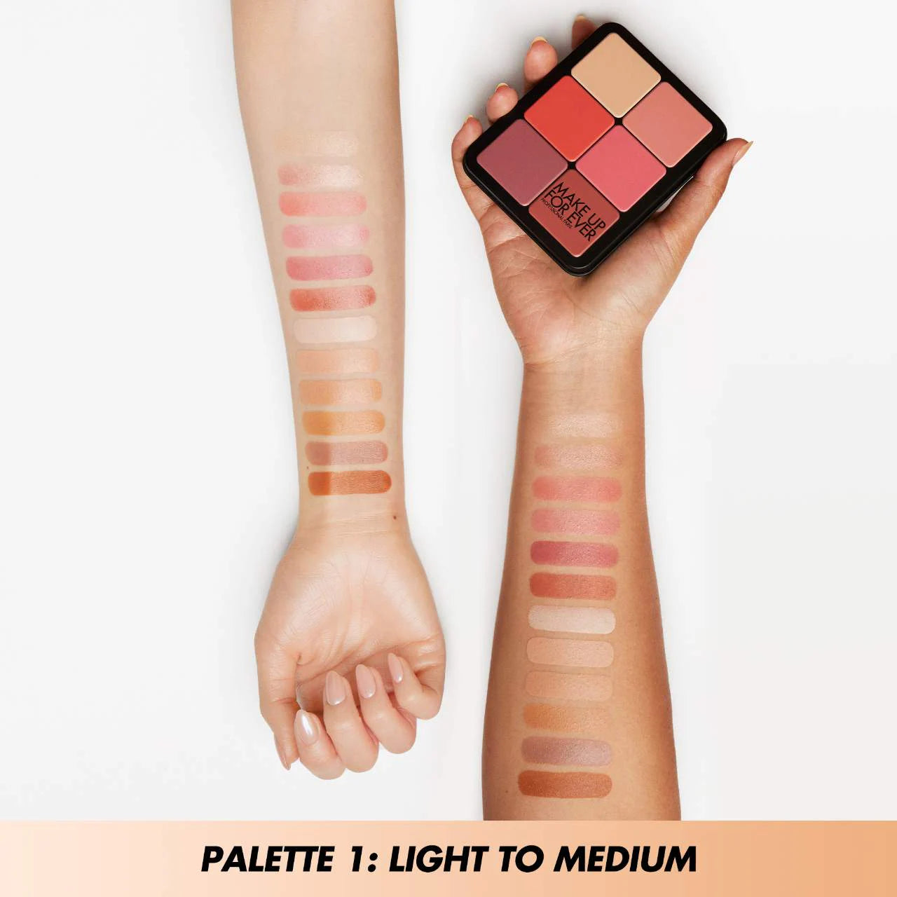 Pre Venta: MAKE UP FOR EVER HD | Skin Face Essentials - Full Face Cream Palette | Palette 1: Light to Medium