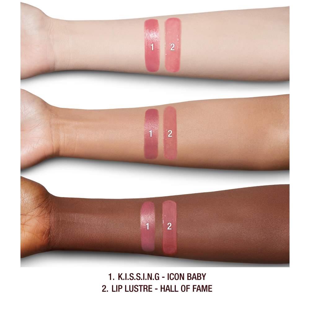 Pre orden: Charlotte Tilbury | K.I.S.S.I.N.G Lipstick and Lip Gloss Duos | Icon Baby