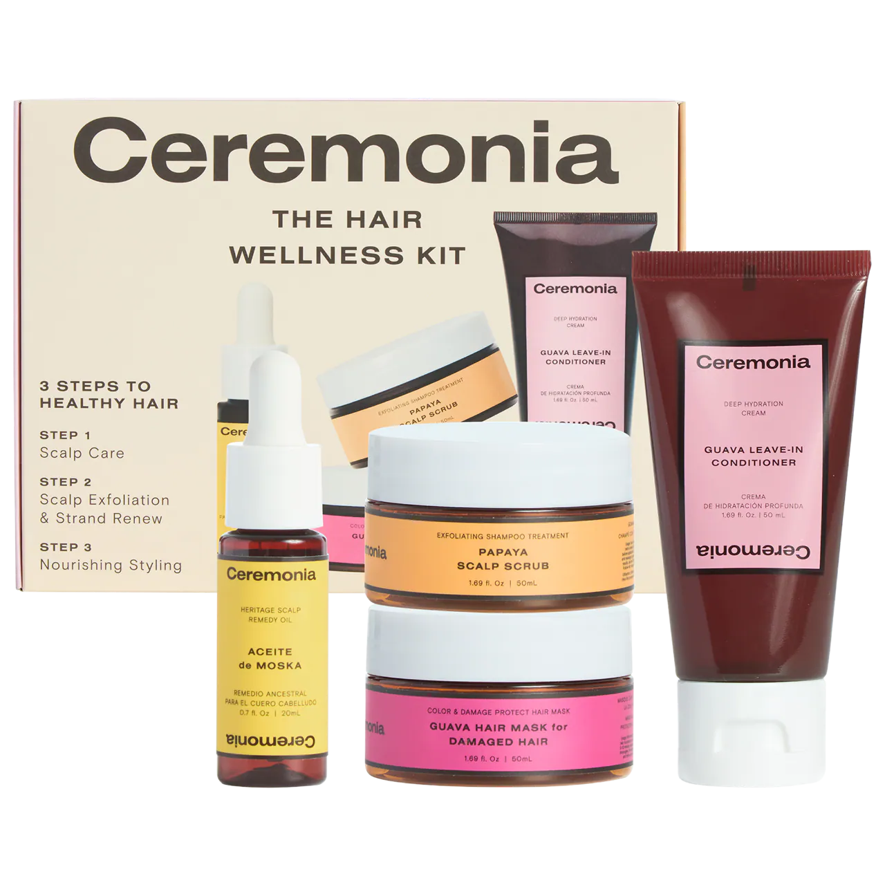 Pre orden: Ceremonia | Mini Bestsellers Hair Wellness Set
