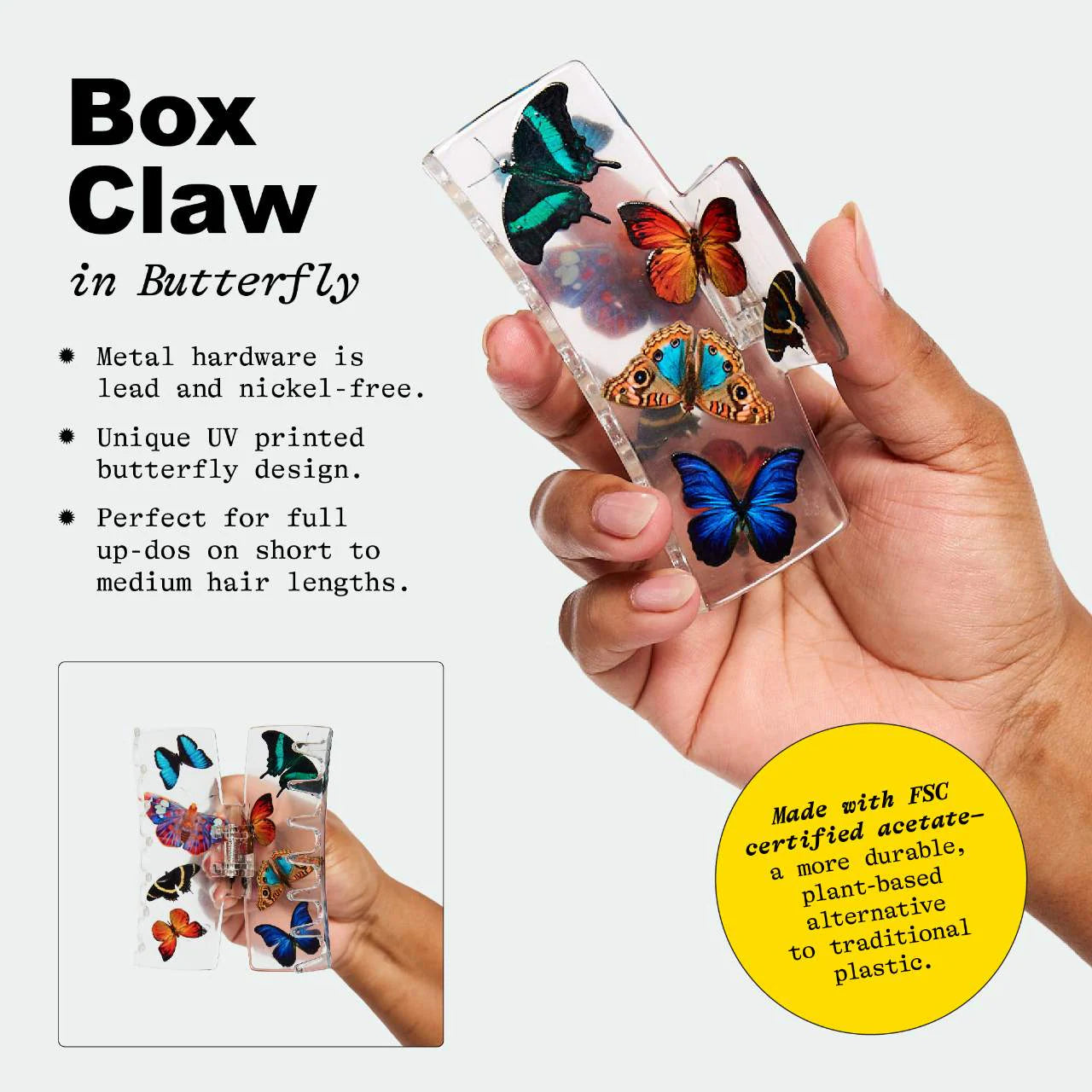 Pre orden: Chunks | Medium Box Hair Claw Clip