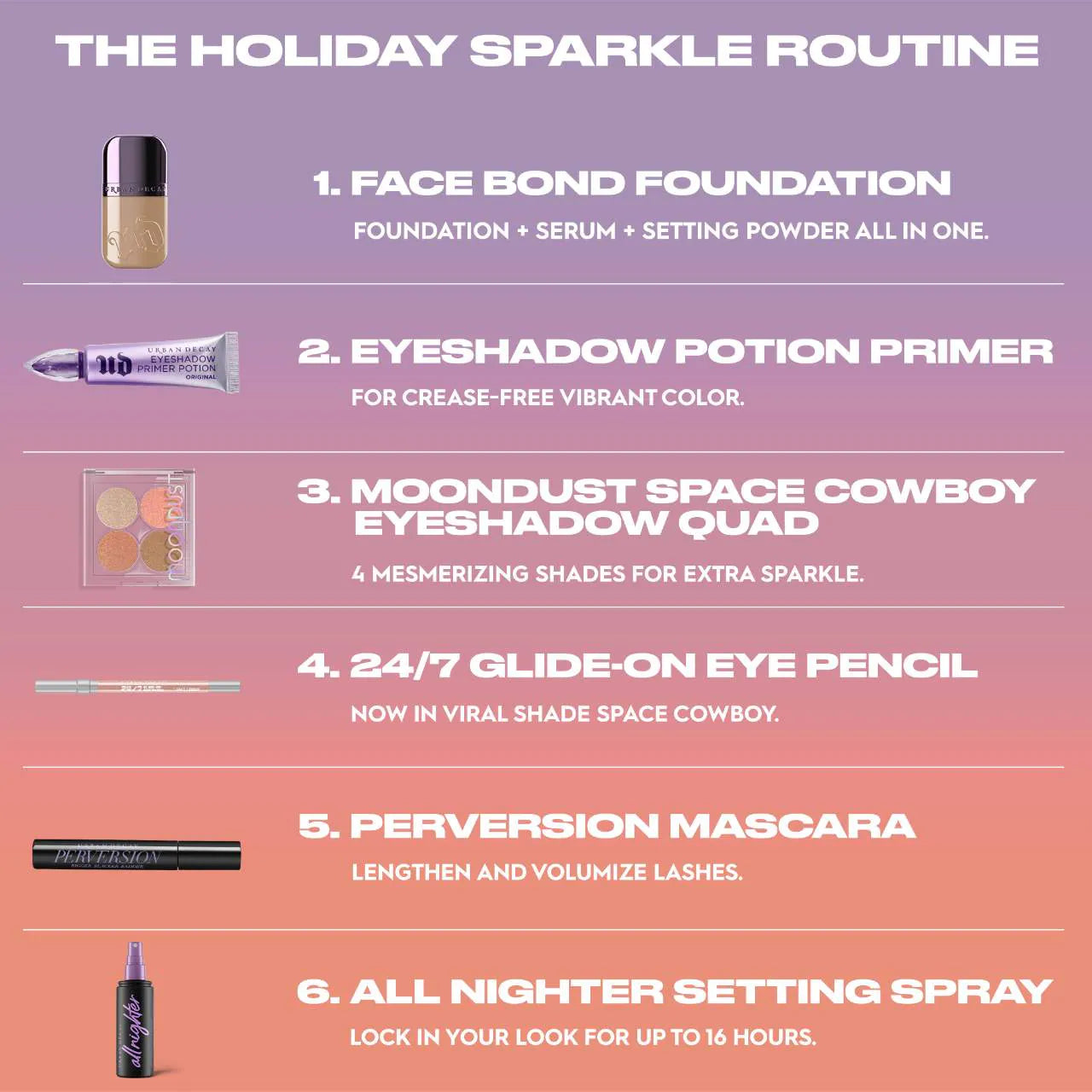 Urban Decay | Moondust Space Cowboy Glitter Eyeshadow Quad
