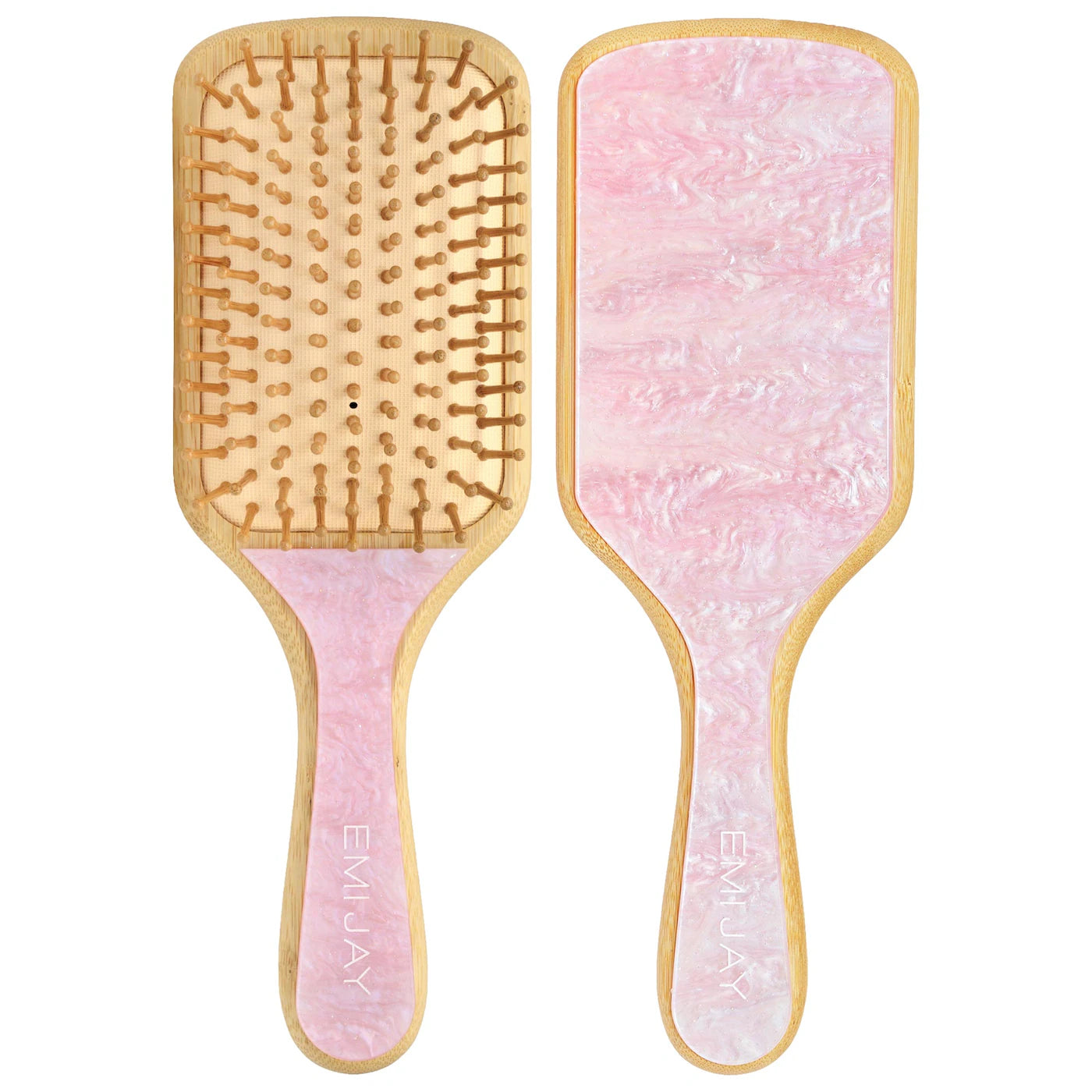 Pre orden: Emi Jay | Bamboo Paddle Hair Brush in Pink Sugar