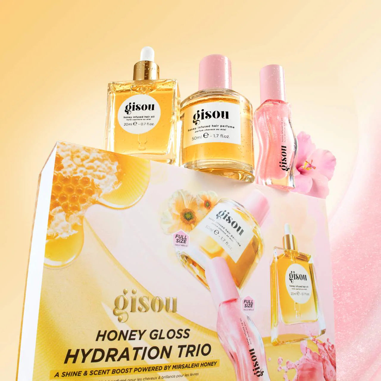 Pre orden: Gisou | Honey Gloss Hydration Trio Set