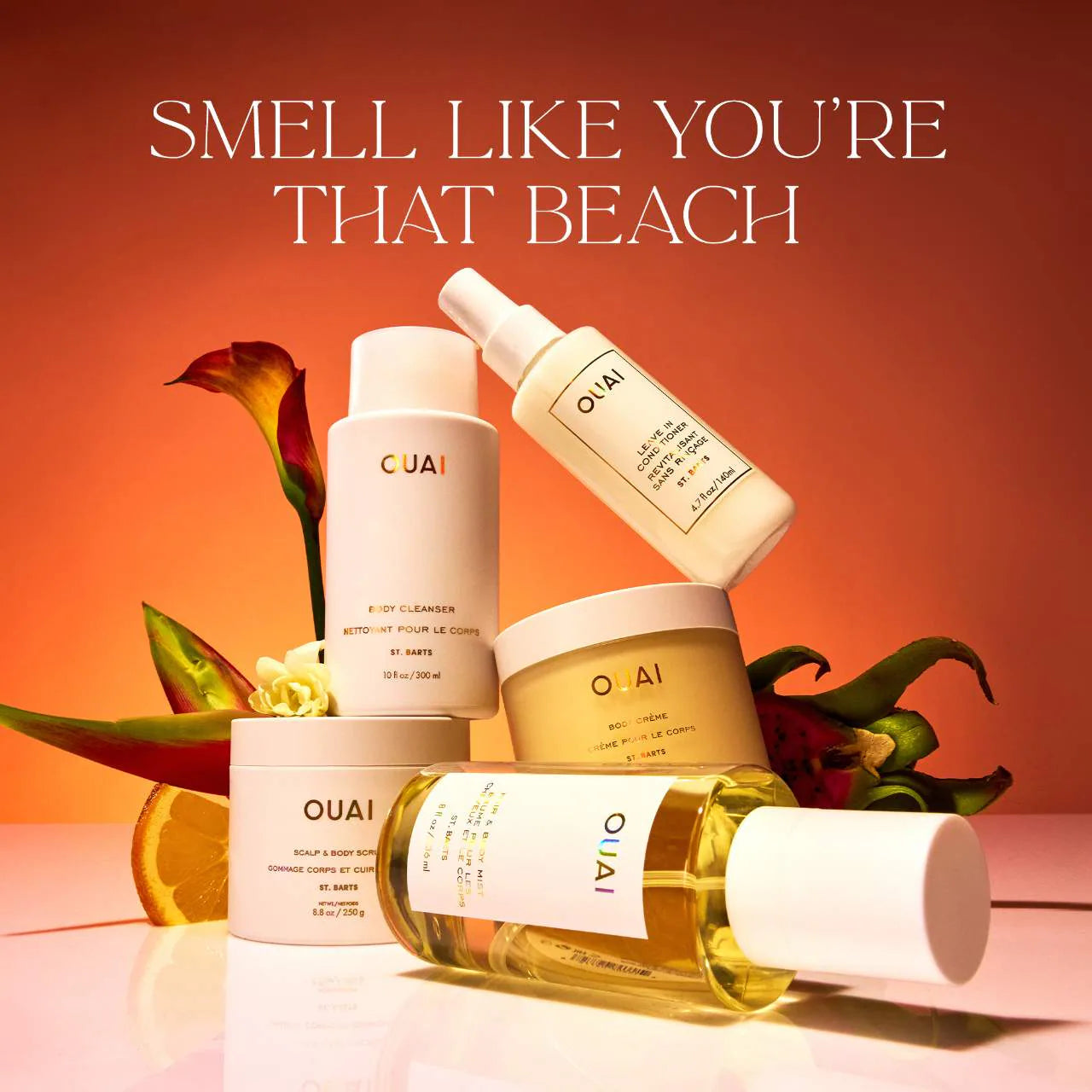 Pre orden: OUAI | St. Barts Detangling and Frizz Fighting Leave in Conditioner