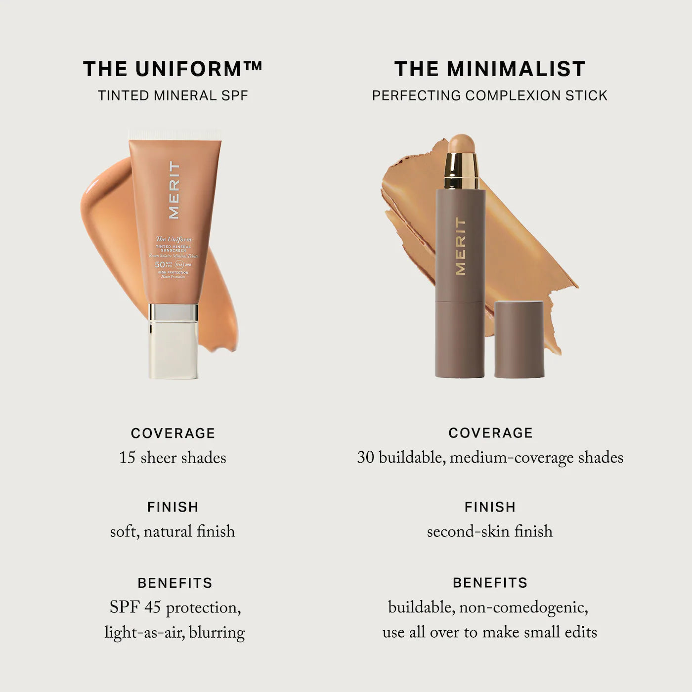 Pre-order: MERIT | The Uniform™ Tinted Mineral Sunscreen Broad Spectrum SPF 45