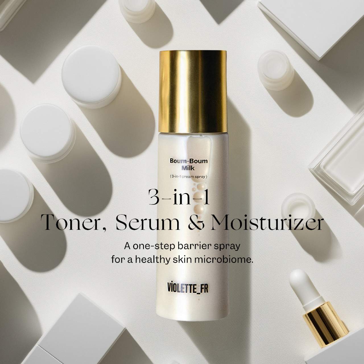 Pre-order: VIOLETTE_FR | BOUM-BOUM MILK Rebalancing 3-in-1 Barrier Spray with Squalane