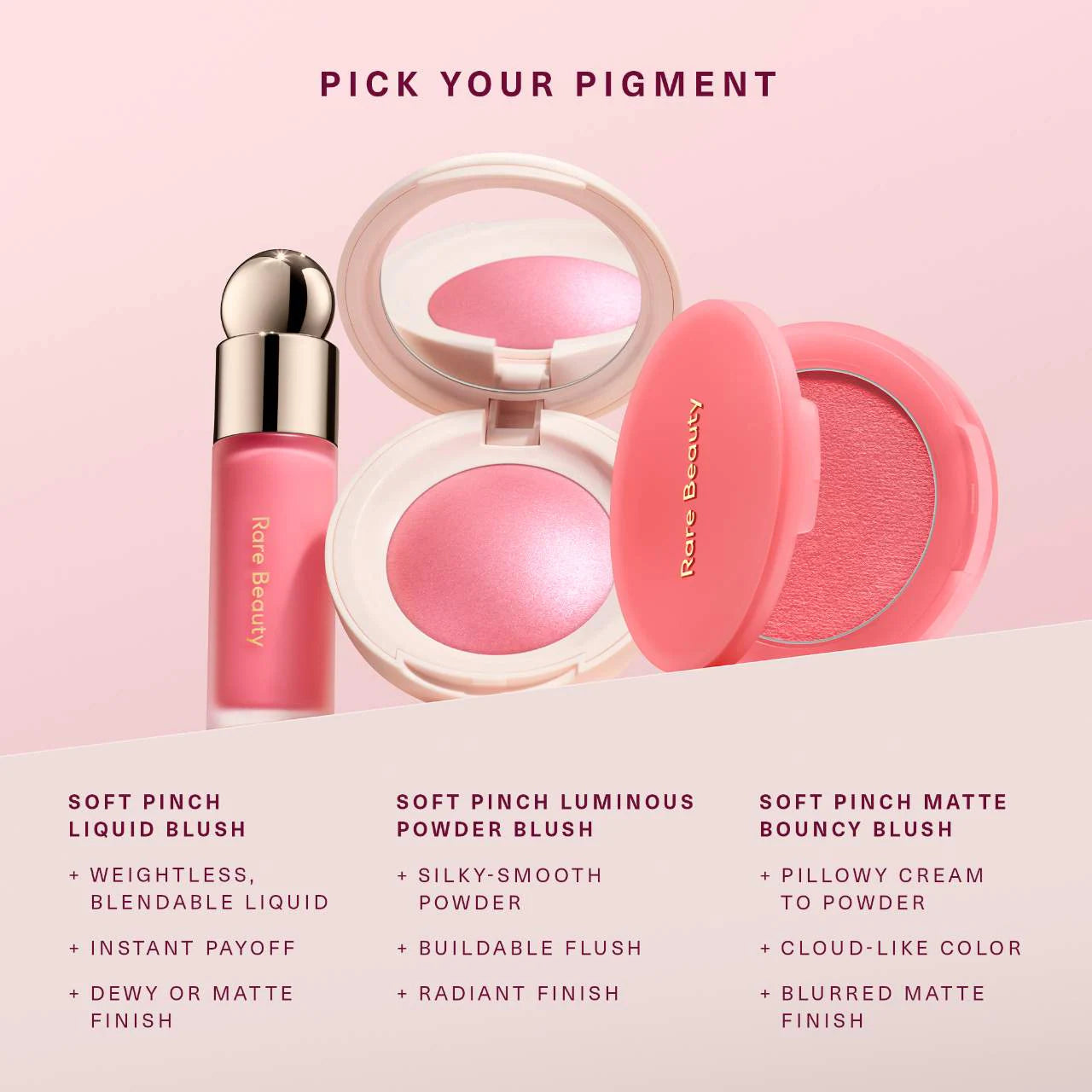 Pre orden: Rare Beauty by Selena Gomez | Soft Pinch Matte Bouncy Blush
