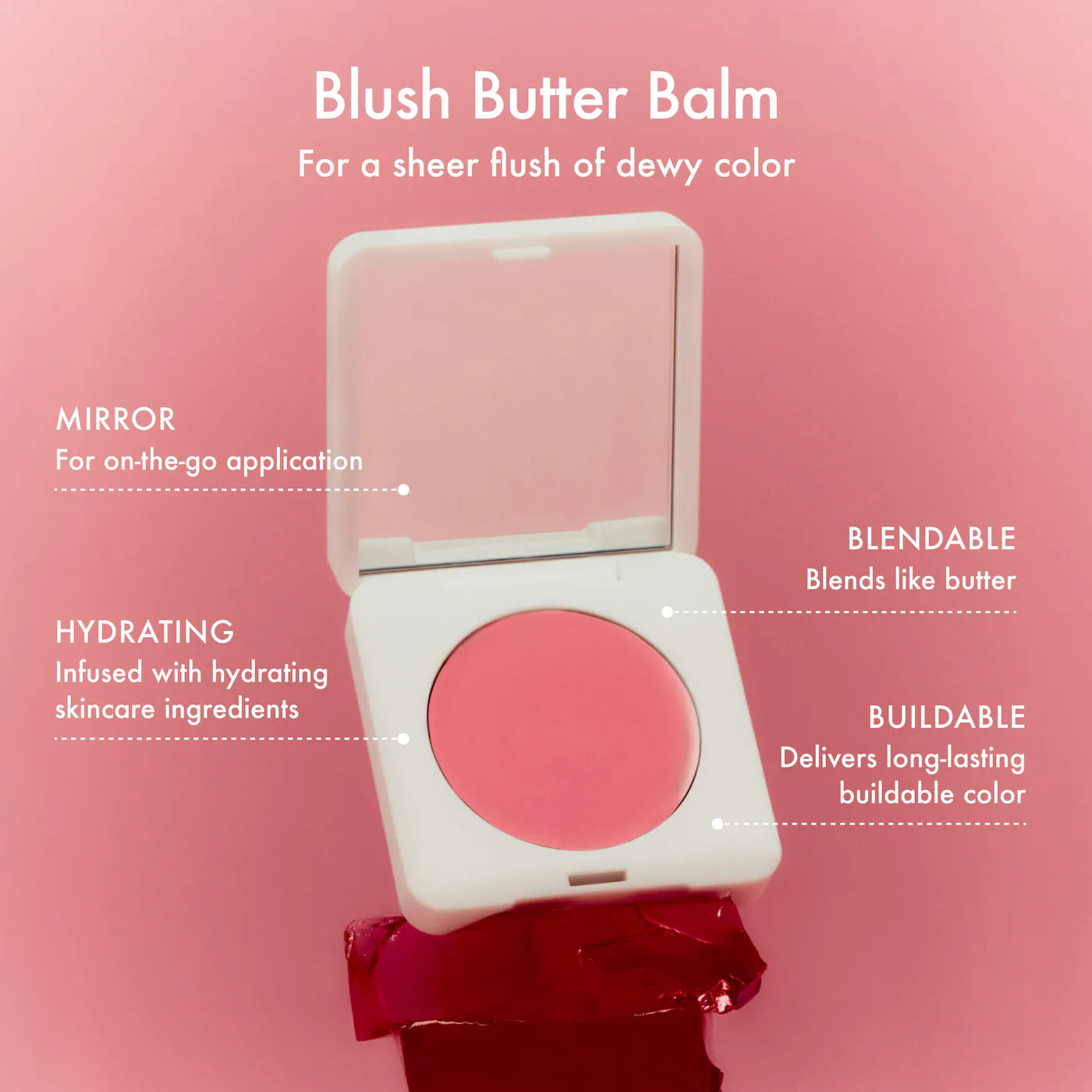 Pre-order: Summer Fridays | Blush Butter Balm Hydrating Cream Blush with Peptides