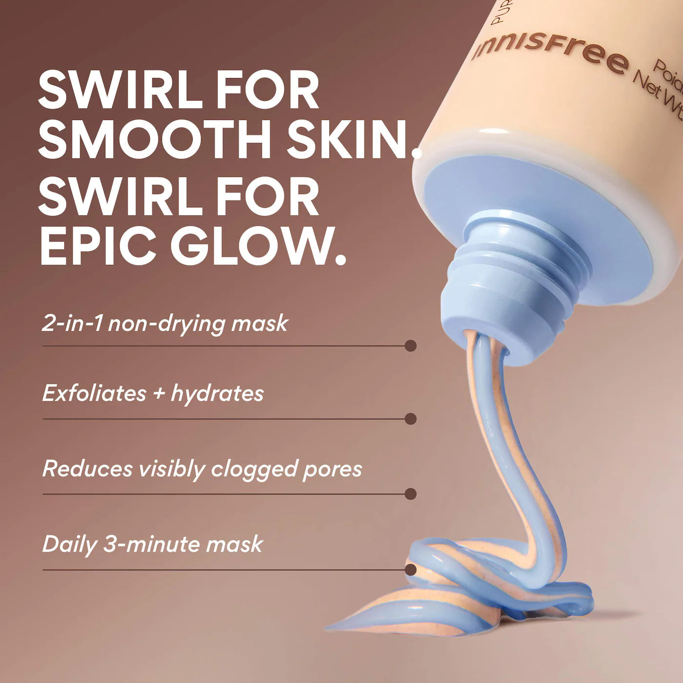 Pre-order: innisfree | Volcanic Swirl Exfoliating Pore Mask