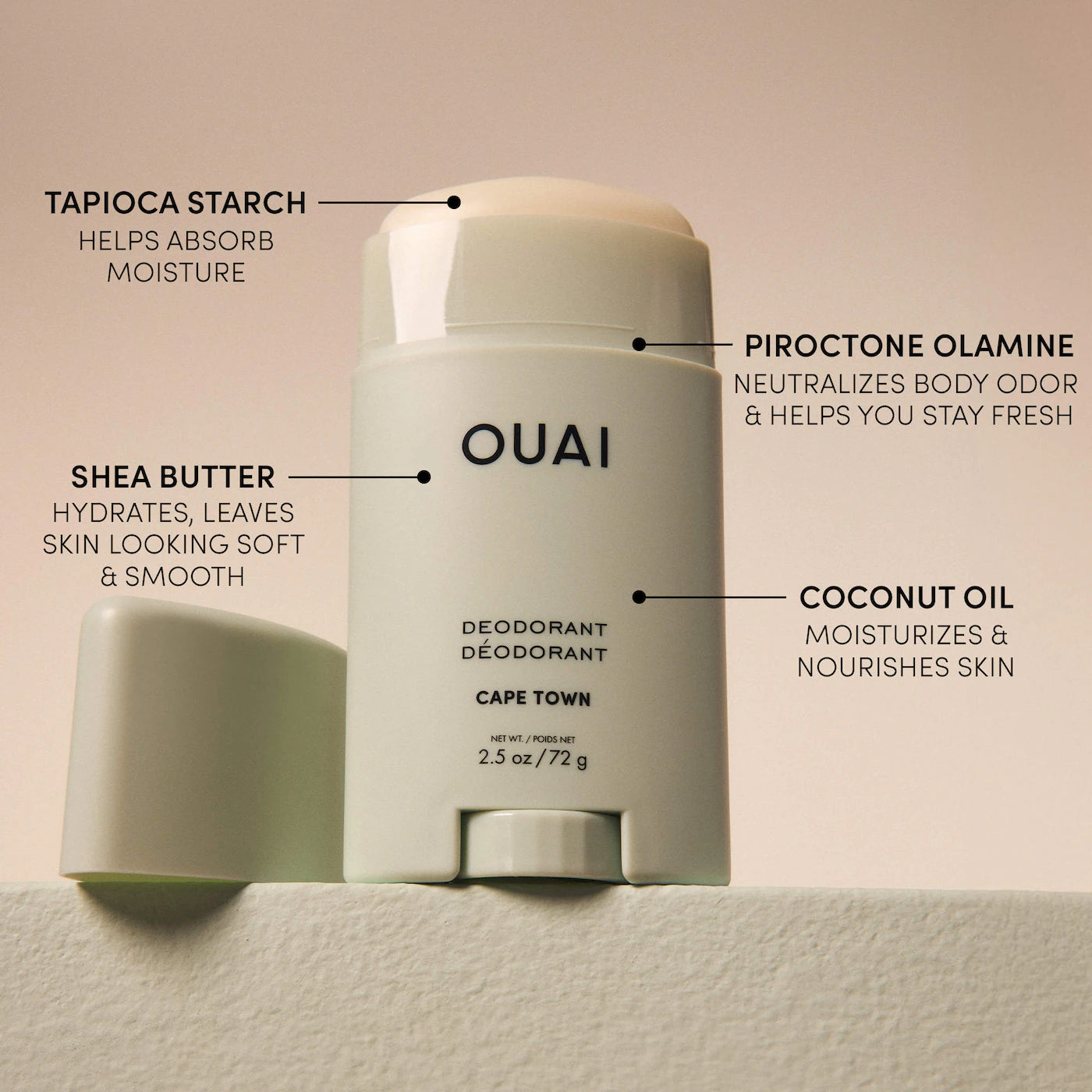 Pre-orden: OUAI | Cape Town Aluminum Free Deodorant