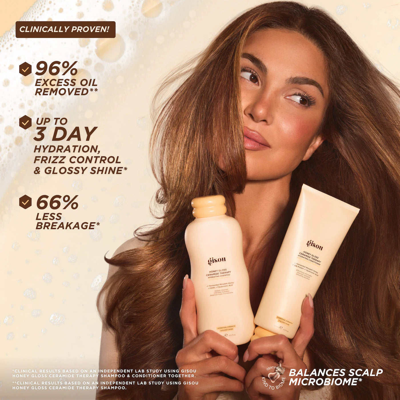 Pre-order: Gisou | Honey Gloss Ceramide Therapy Hydrating Shampoo