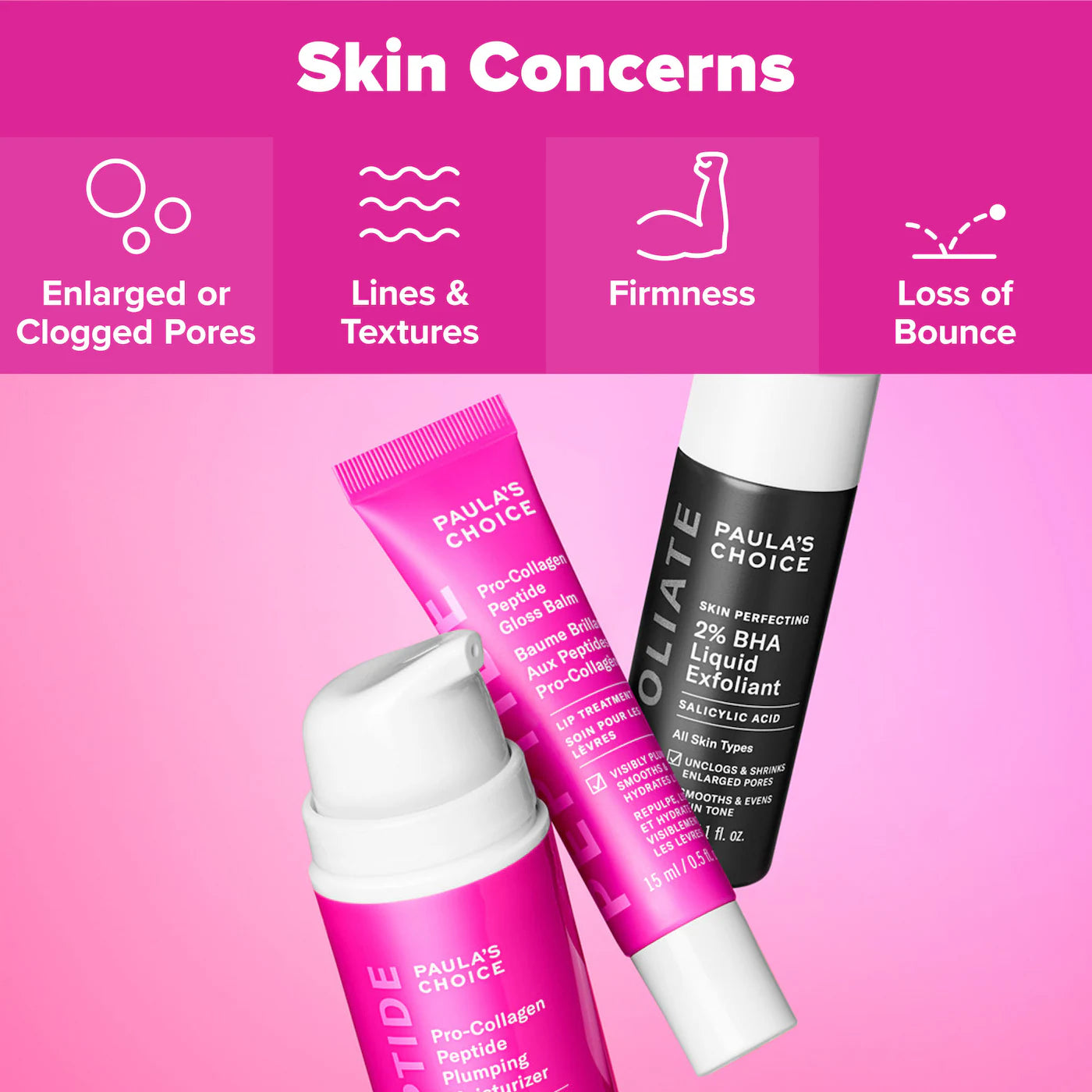 Pre-orden: Paula's Choice | Plump & Glow 3-Step Kit for Clear, Firm Skin
