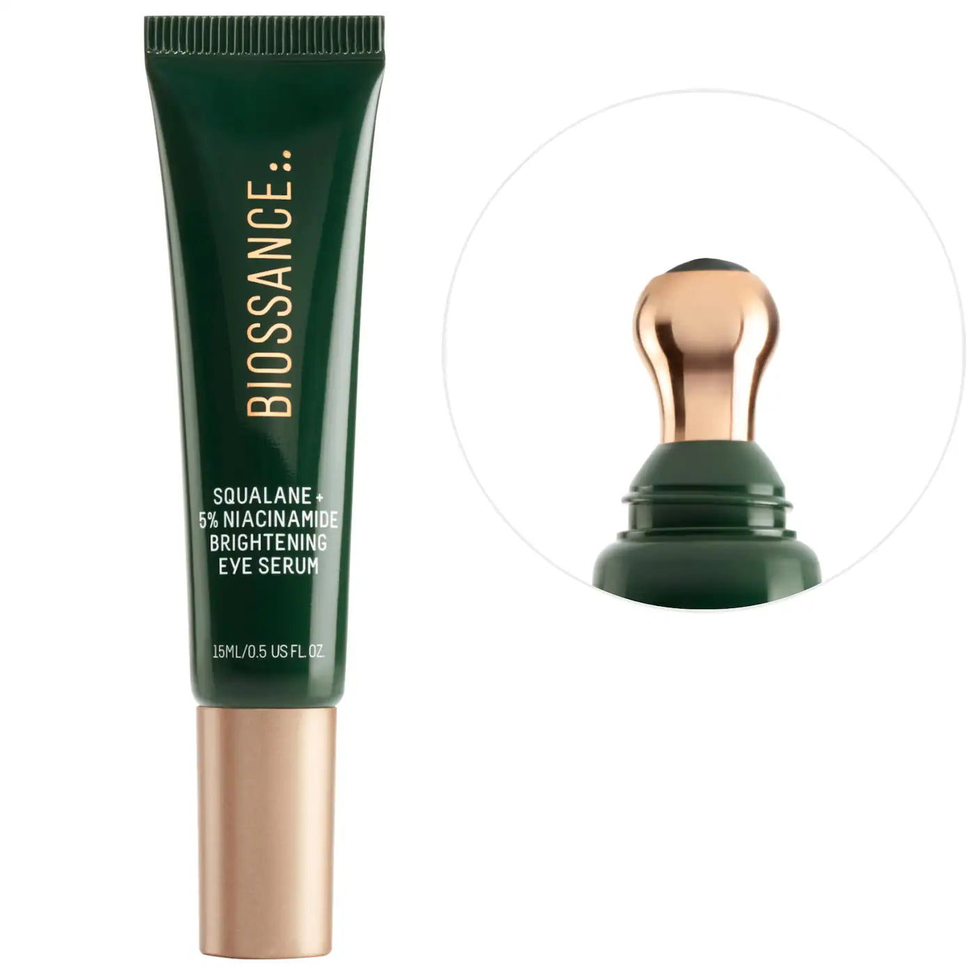 Pre-order: Biossance | 5% Niacinamide Brightening Eye Serum with Vitamin C + Squalane