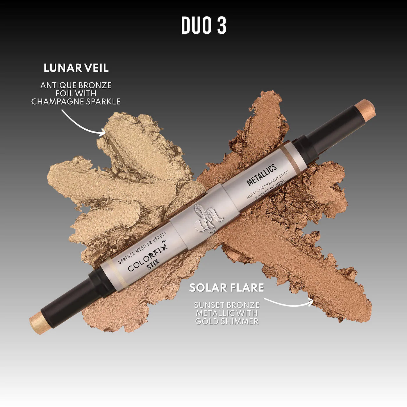Pre-order: Danessa Myricks Beauty | Colorfix Stix - Multi-Use Pearl Pigment Stick for Eye, Cheek & Lip