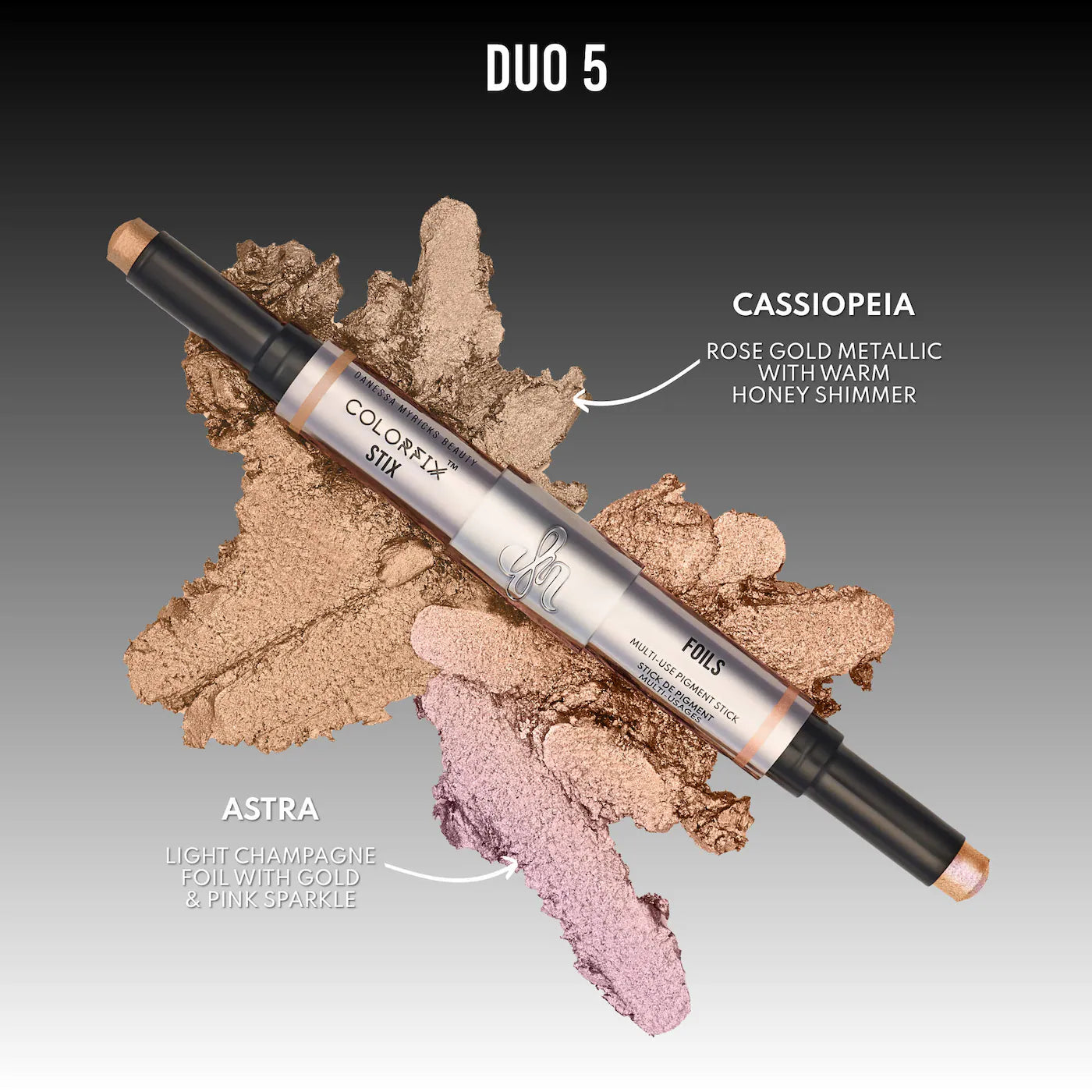 Pre-order: Danessa Myricks Beauty | Colorfix Stix - Multi-Use Pearl Pigment Stick for Eye, Cheek & Lip