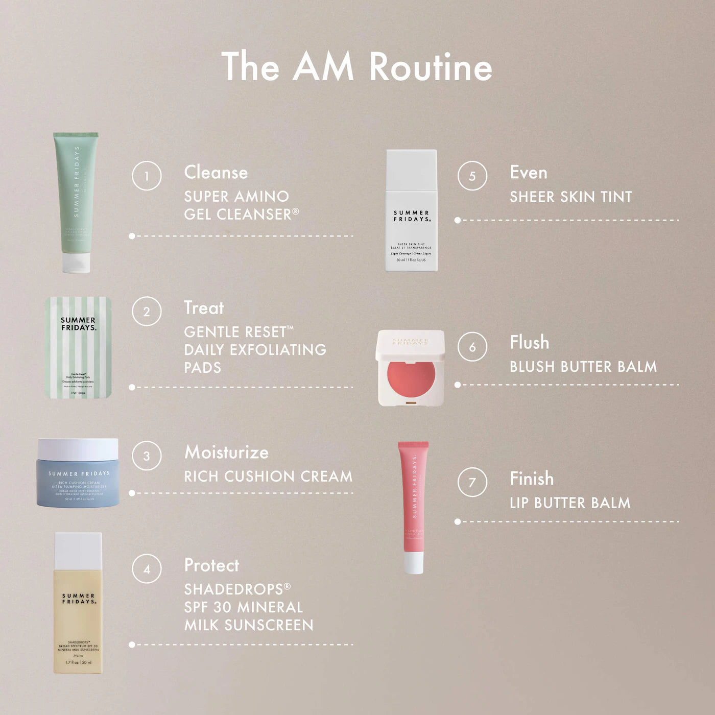 Pre-orden: Summer Fridays | Gentle Reset Daily Exfoliating Pads to Smooth + Minimize Pores with AHAs