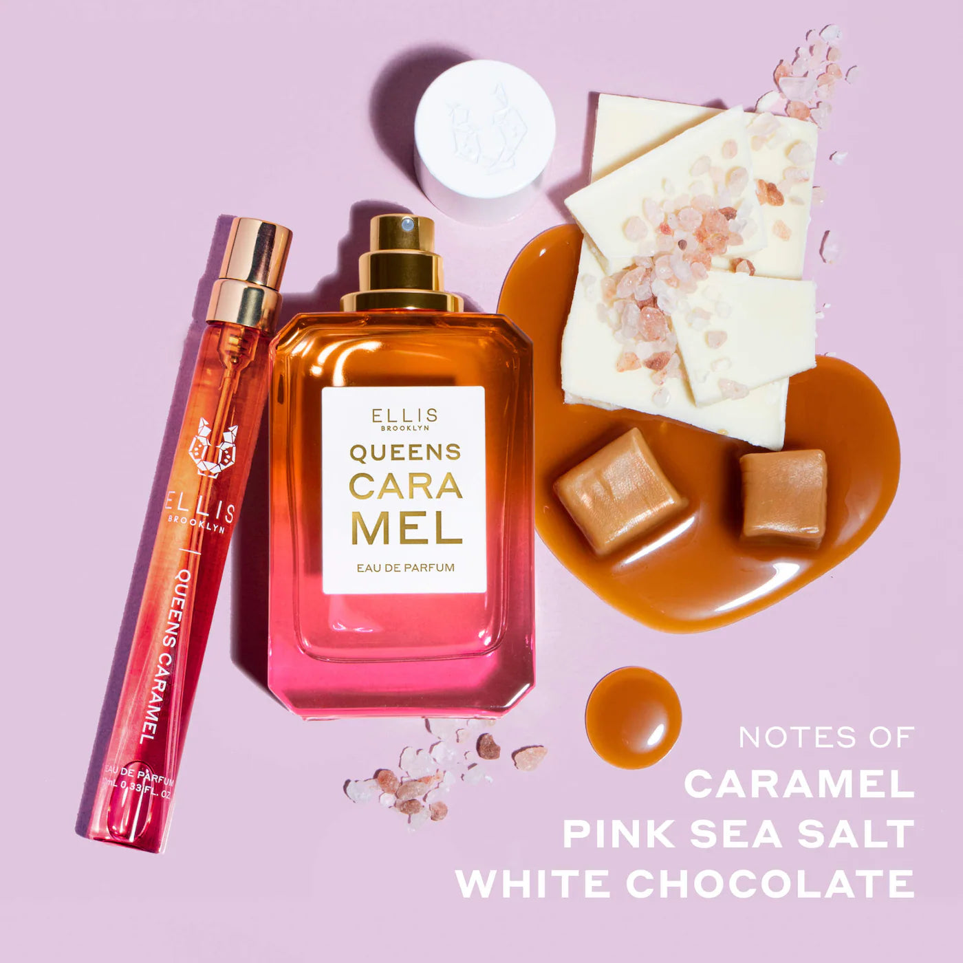 Pre-orden: Ellis Brooklyn | QUEENS CARAMEL Eau de Parfum Maple Sugar and Pink Salt