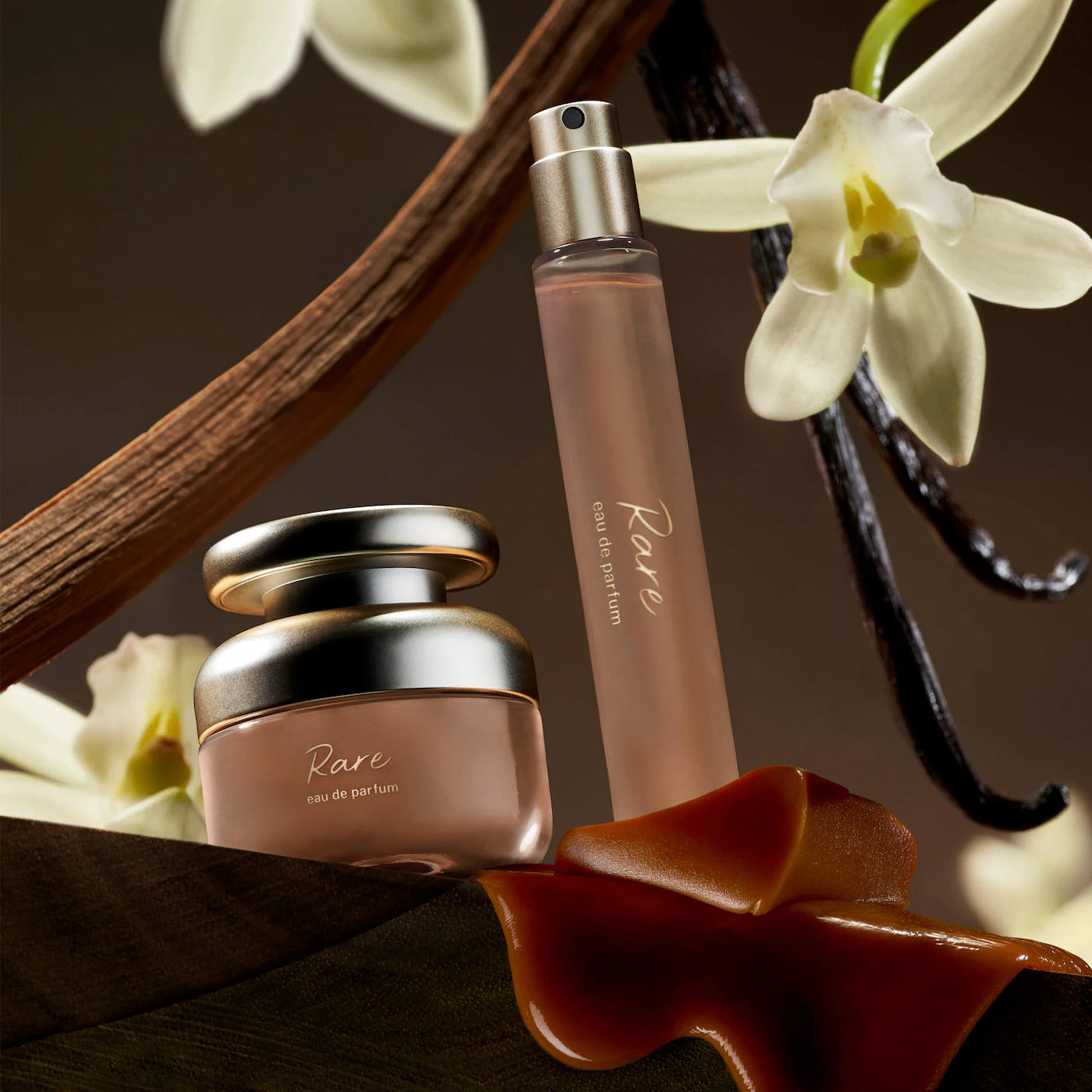Pre-orden: Rare Beauty by Selena Gomez | Mini Rare Eau de Parfum Set with Vanilla and Caramel