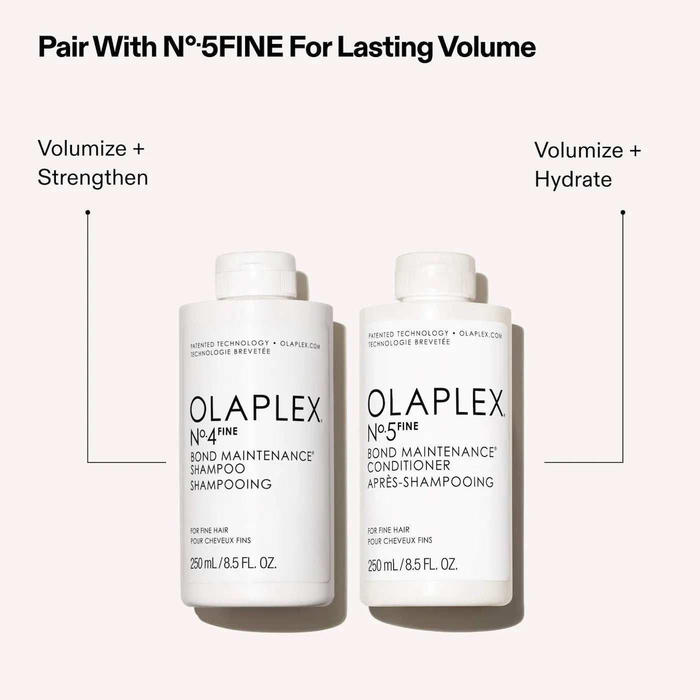 Pre-order: Olaplex | No.4Fine Bond Maintenance Shampoo & No.5Fine Bond Maintenance Conditioner Duo
