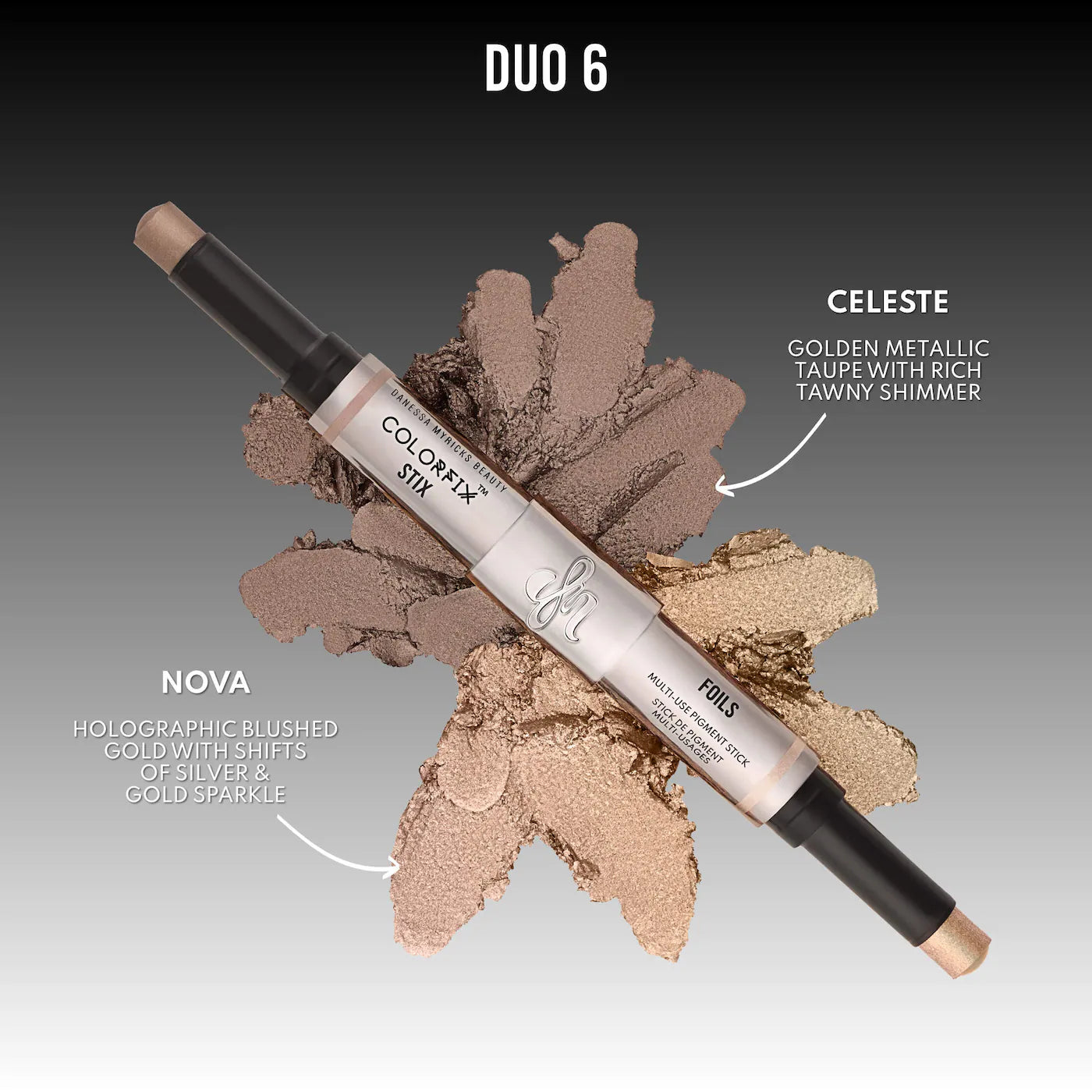 Pre-order: Danessa Myricks Beauty | Colorfix Stix - Multi-Use Pearl Pigment Stick for Eye, Cheek & Lip
