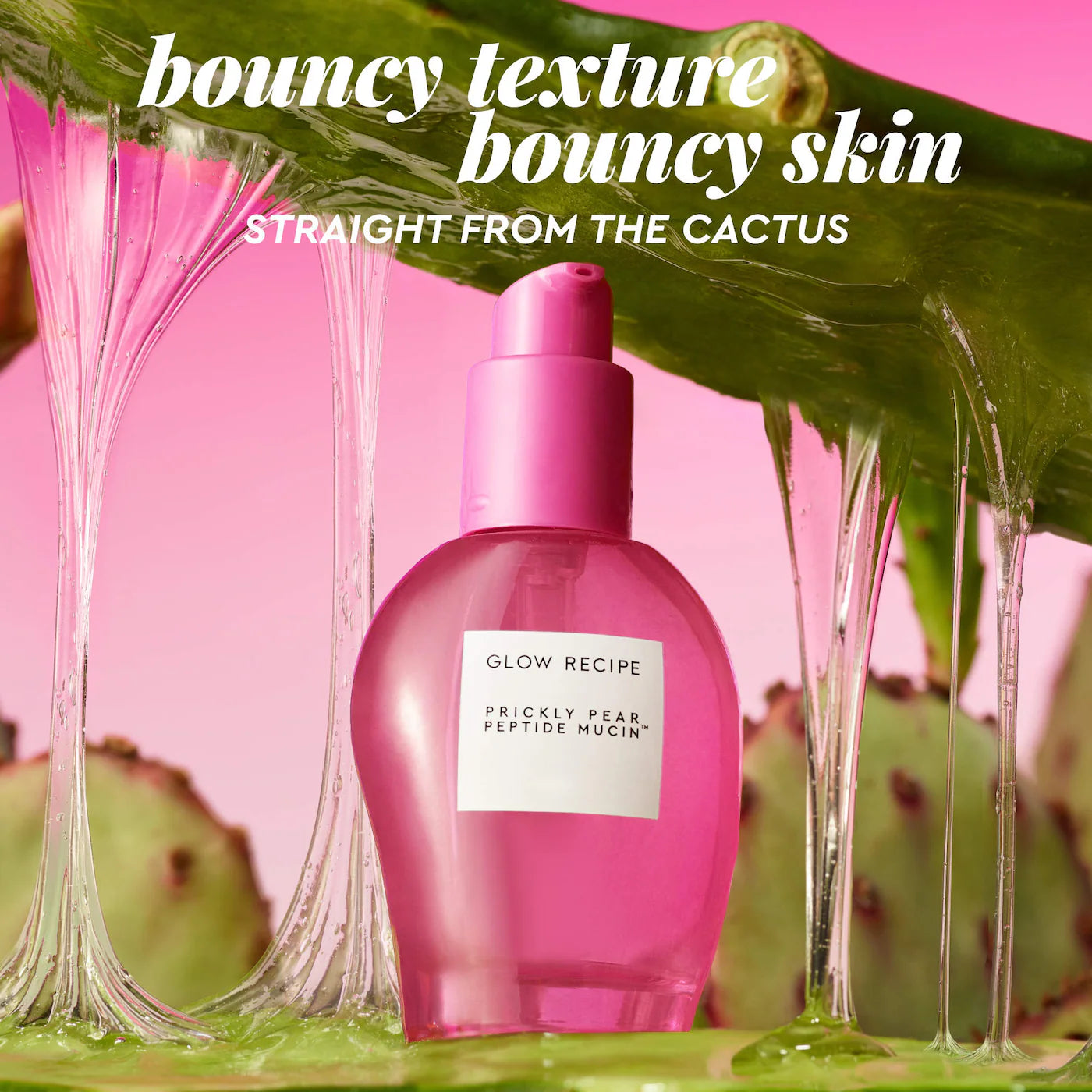 Pre-orden: Glow Recipe | Prickly Pear Peptide Bouncy + Hydrating Skin Barrier Vegan Mucin Serum