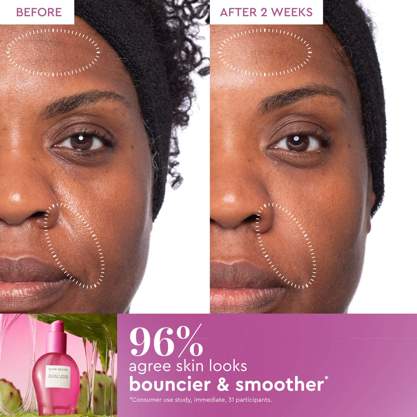 Pre-orden: Glow Recipe | Prickly Pear Peptide Bouncy + Hydrating Skin Barrier Vegan Mucin Serum