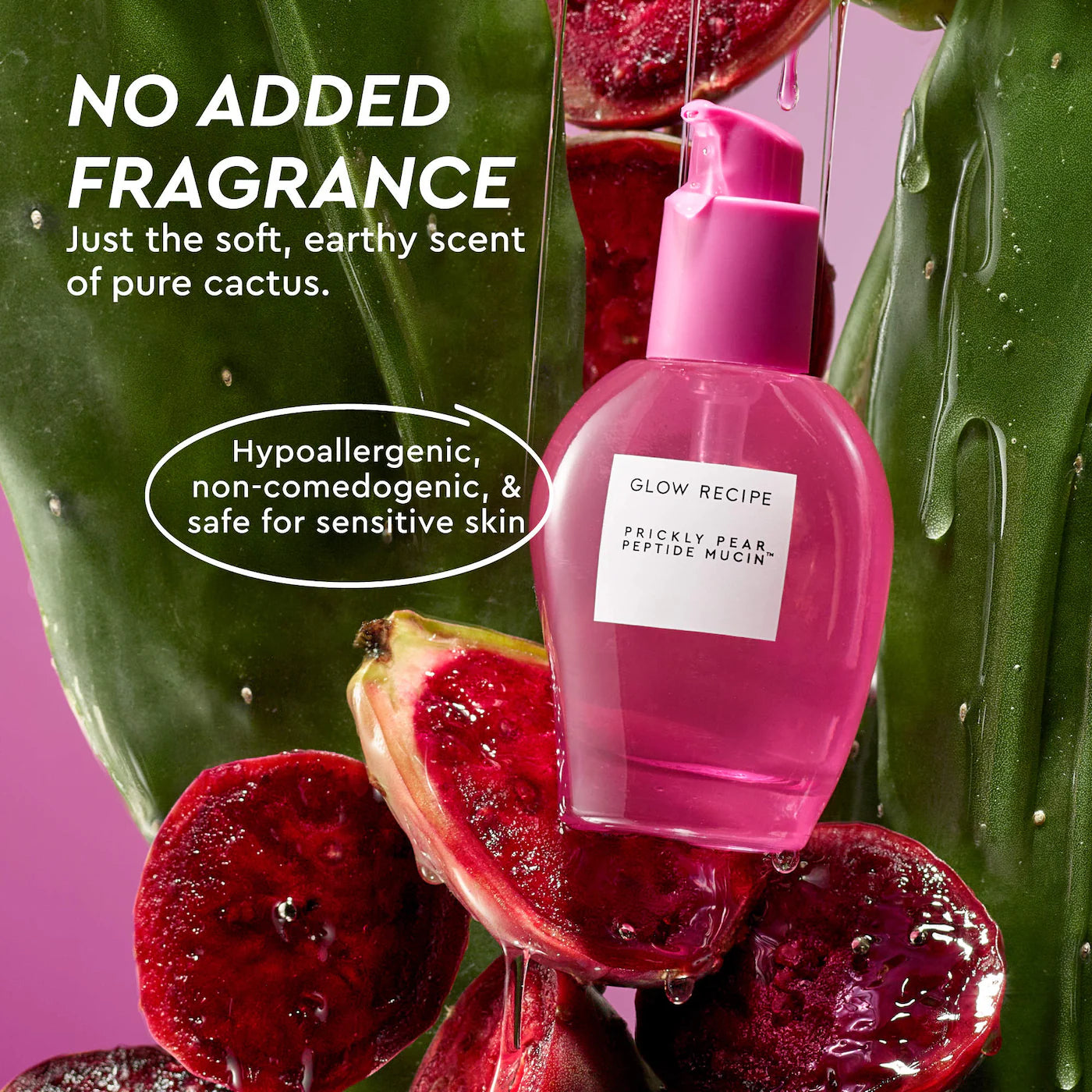 Pre-orden: Glow Recipe | Prickly Pear Peptide Bouncy + Hydrating Skin Barrier Vegan Mucin Serum
