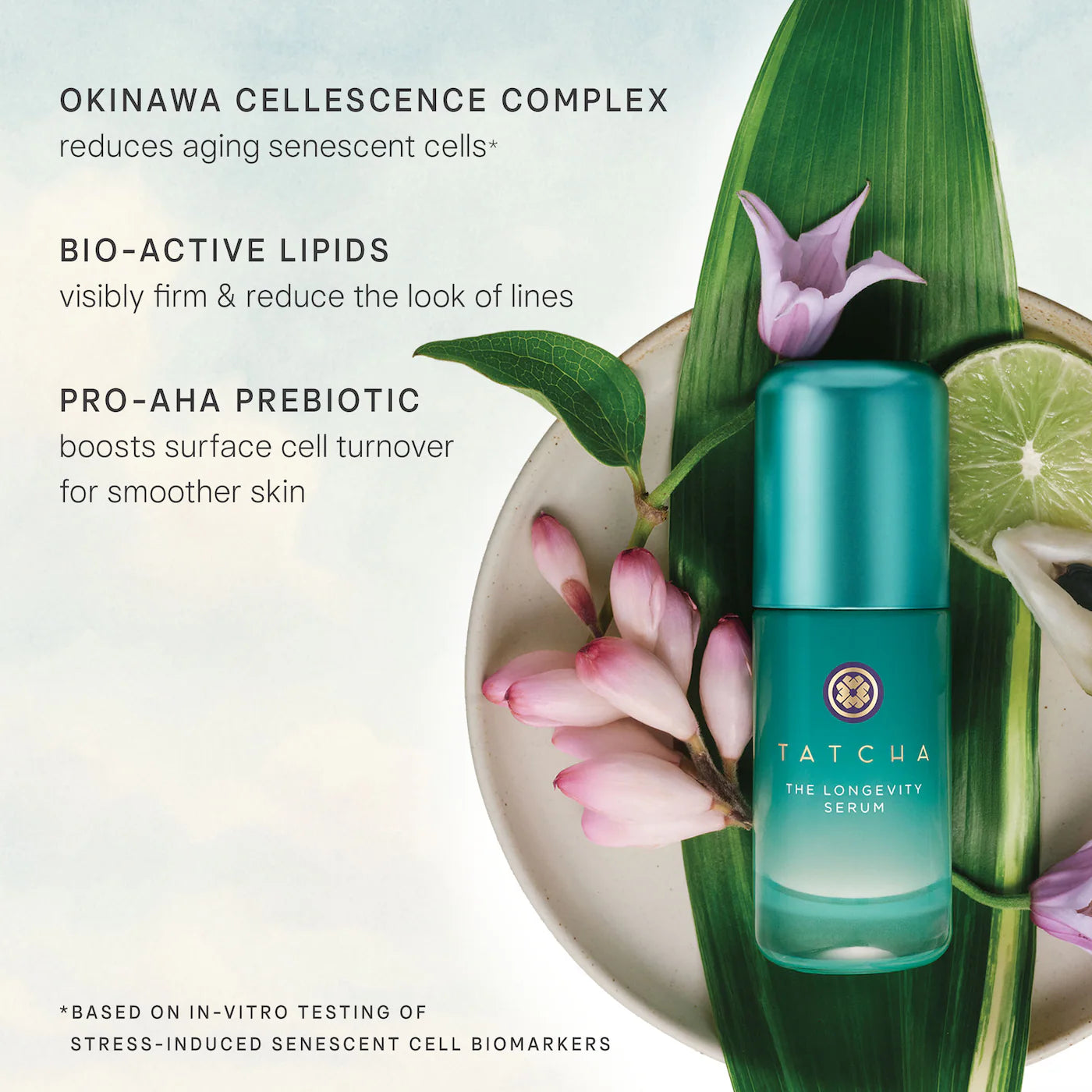 Pre-orden: Tatcha | The Longevity Skin Strength & Age Delay Serum