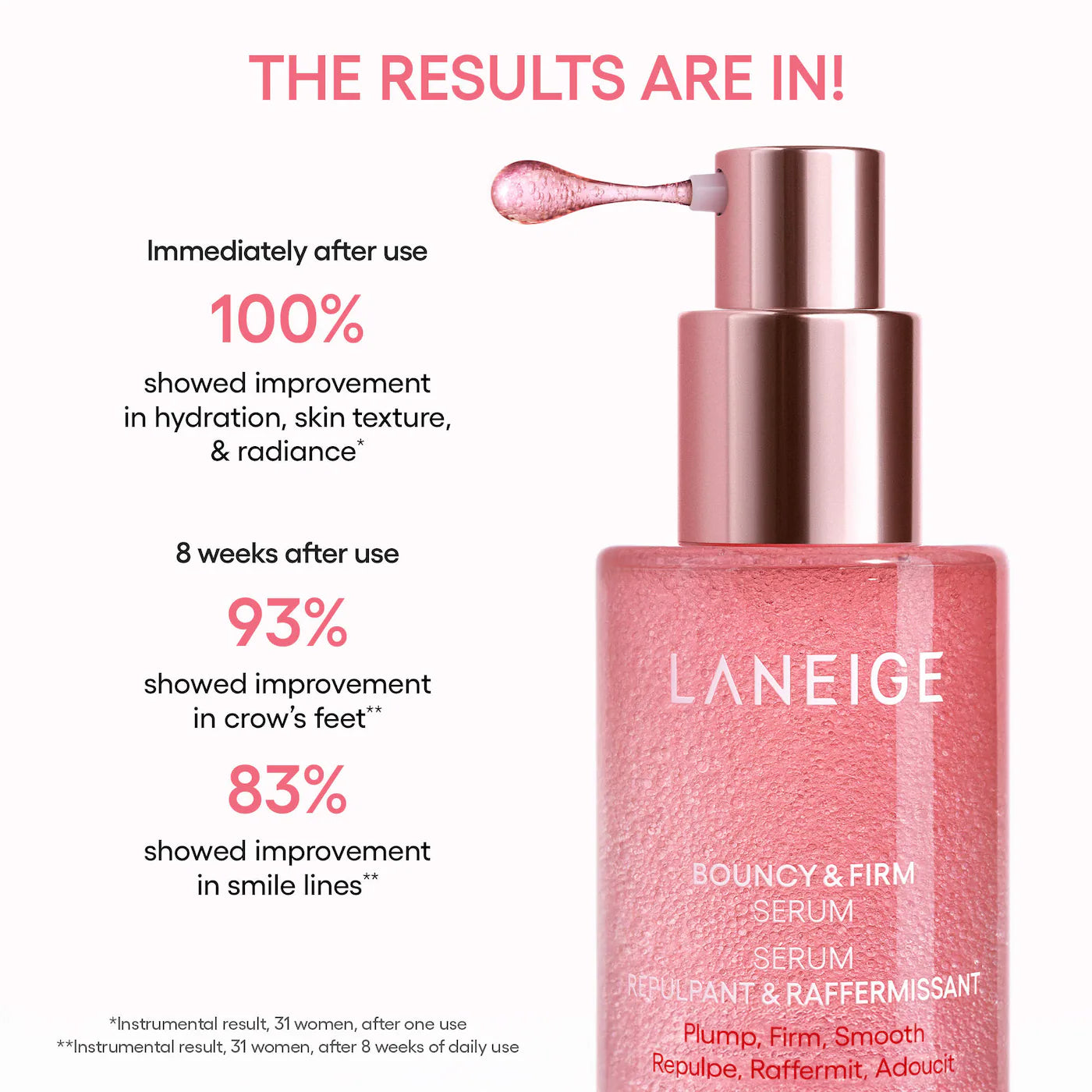 Pre-orden: LANEIGE | Bouncy & Firm Mini Skin Treats