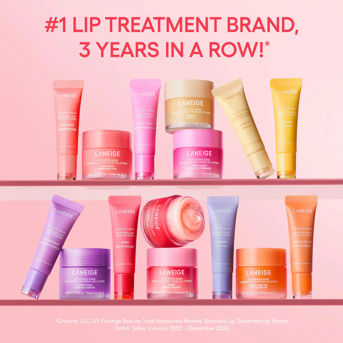 Pre-orden: LANEIGE | Glowy Lip Minis