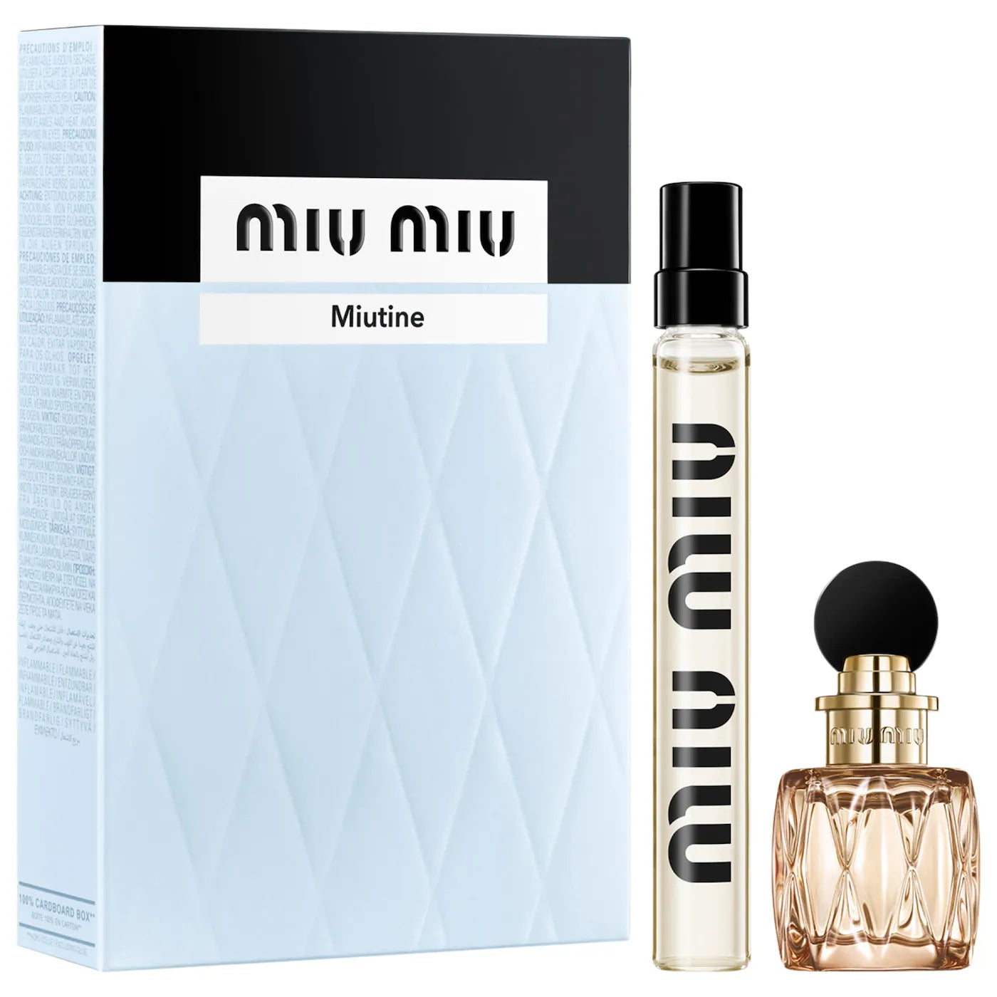 Pre-orden: Miu Miu | Mini Miutine Eau De Parfum Perfume Duo Gift Set
