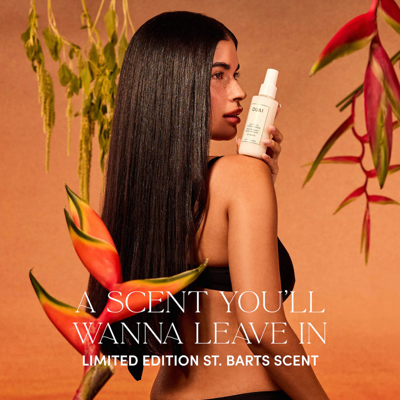 Pre-orden: Ouai | St. Barts Hair & Body Mist, Leave In Conditioner & Hair Oil Gift Set