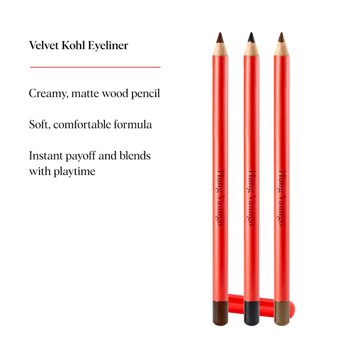 Pre-orden: HUNG VANNGO BEAUTY | Soft Velvet Creamy Kohl Eyeliner