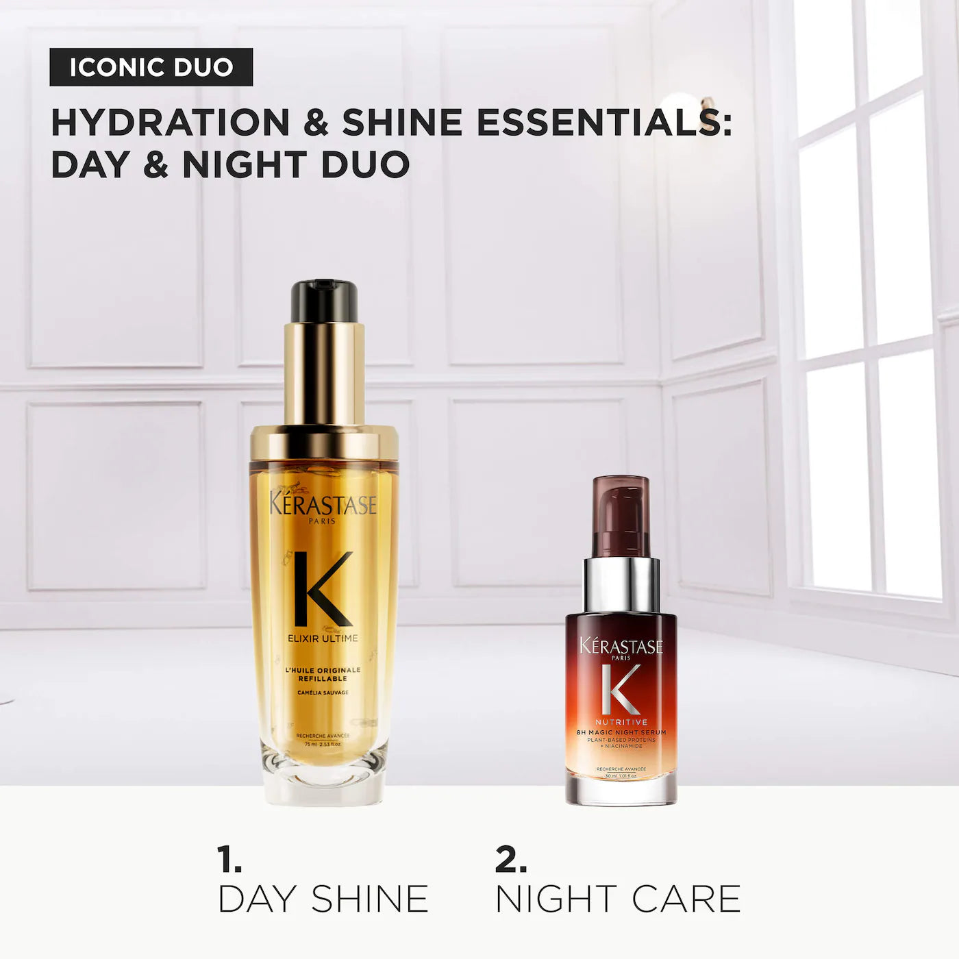 Pre-orden: Kérastase | Elixir Ultime & 8H Magic Bestsellers Hair Gift Set