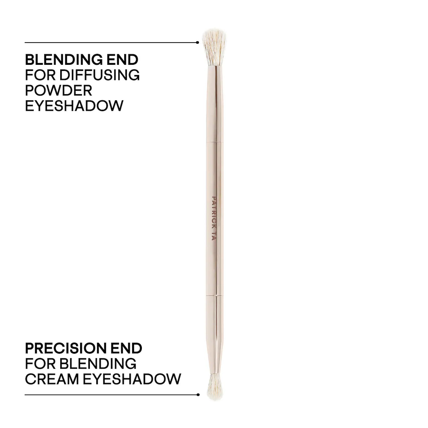 Pre-orden: PATRICK TA | Dual Ended Eyeshadow Brush